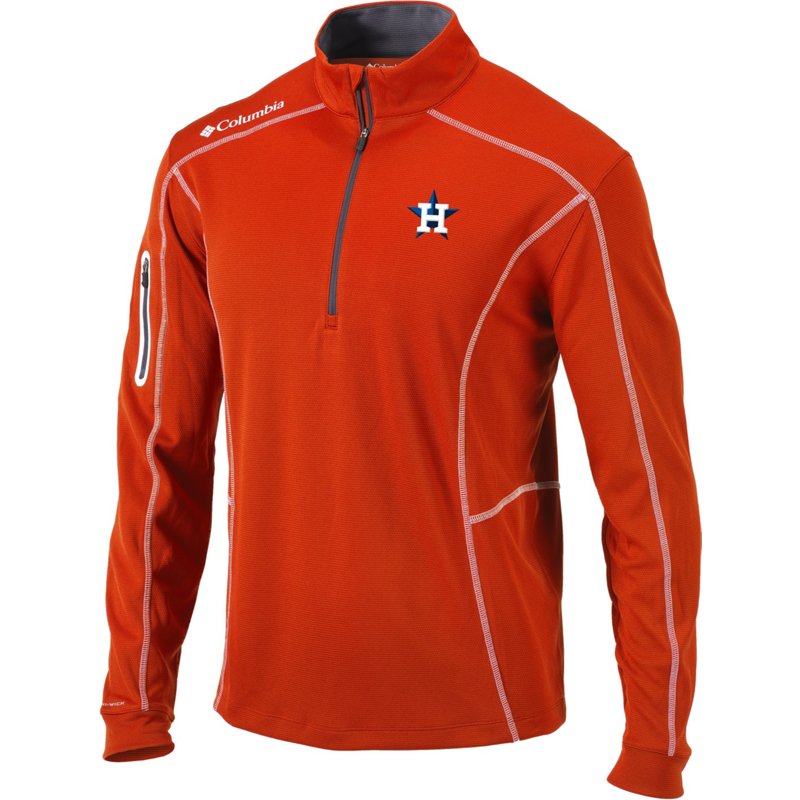 Columbia Sportswear Men's Houston Astros Shotgun 1/4 Zip Pullover