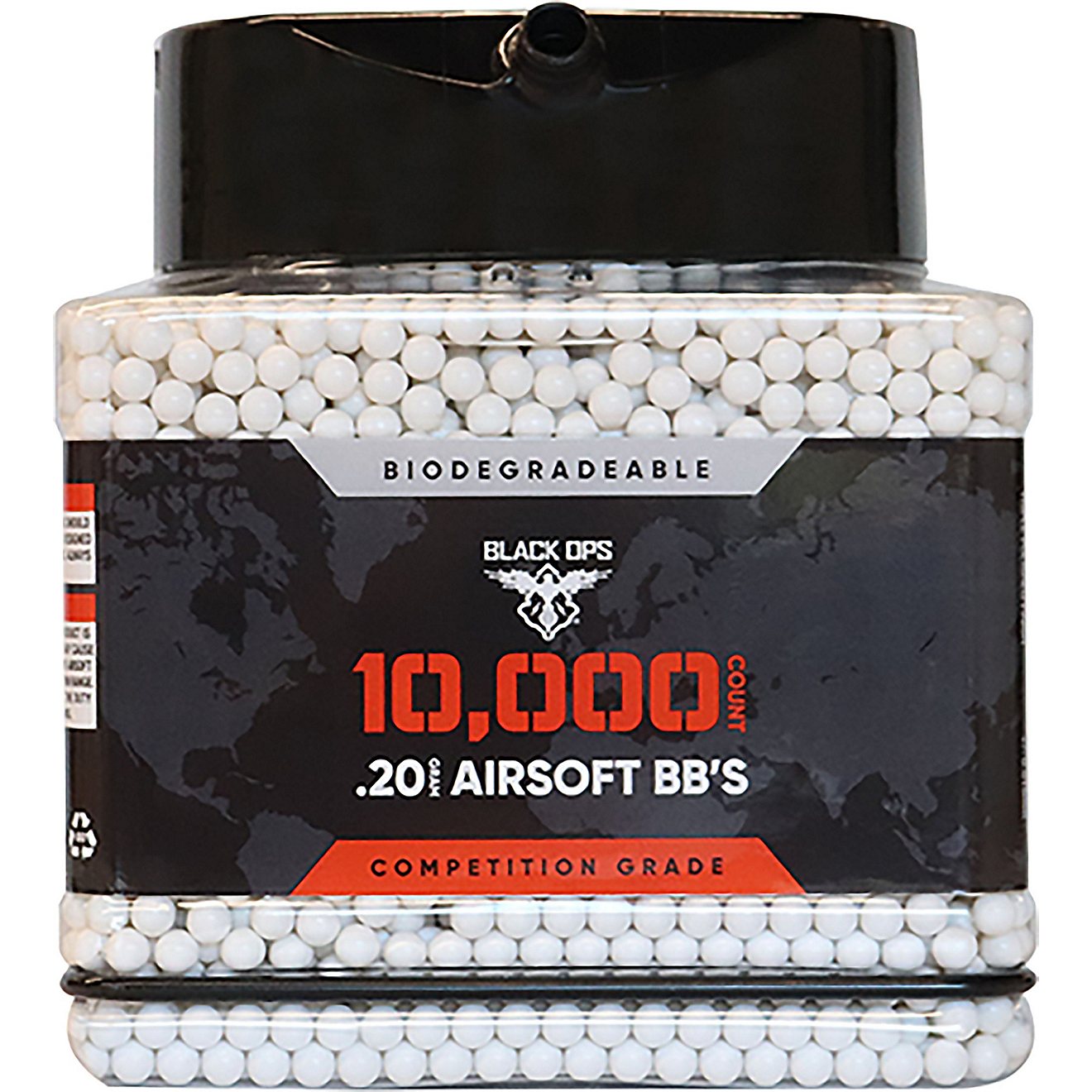 Black Ops .20 gr Biodegradable Airsoft BBs 10000-Pack                                                                            - view number 1