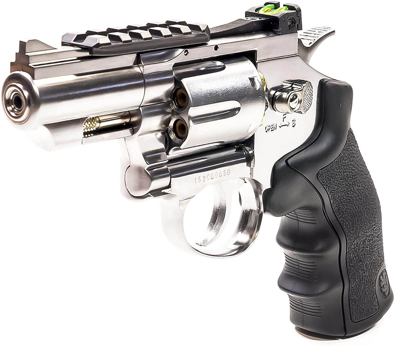 Barra Airguns Black Ops 357 2.5 in Nickel BB Revolver - view number 2