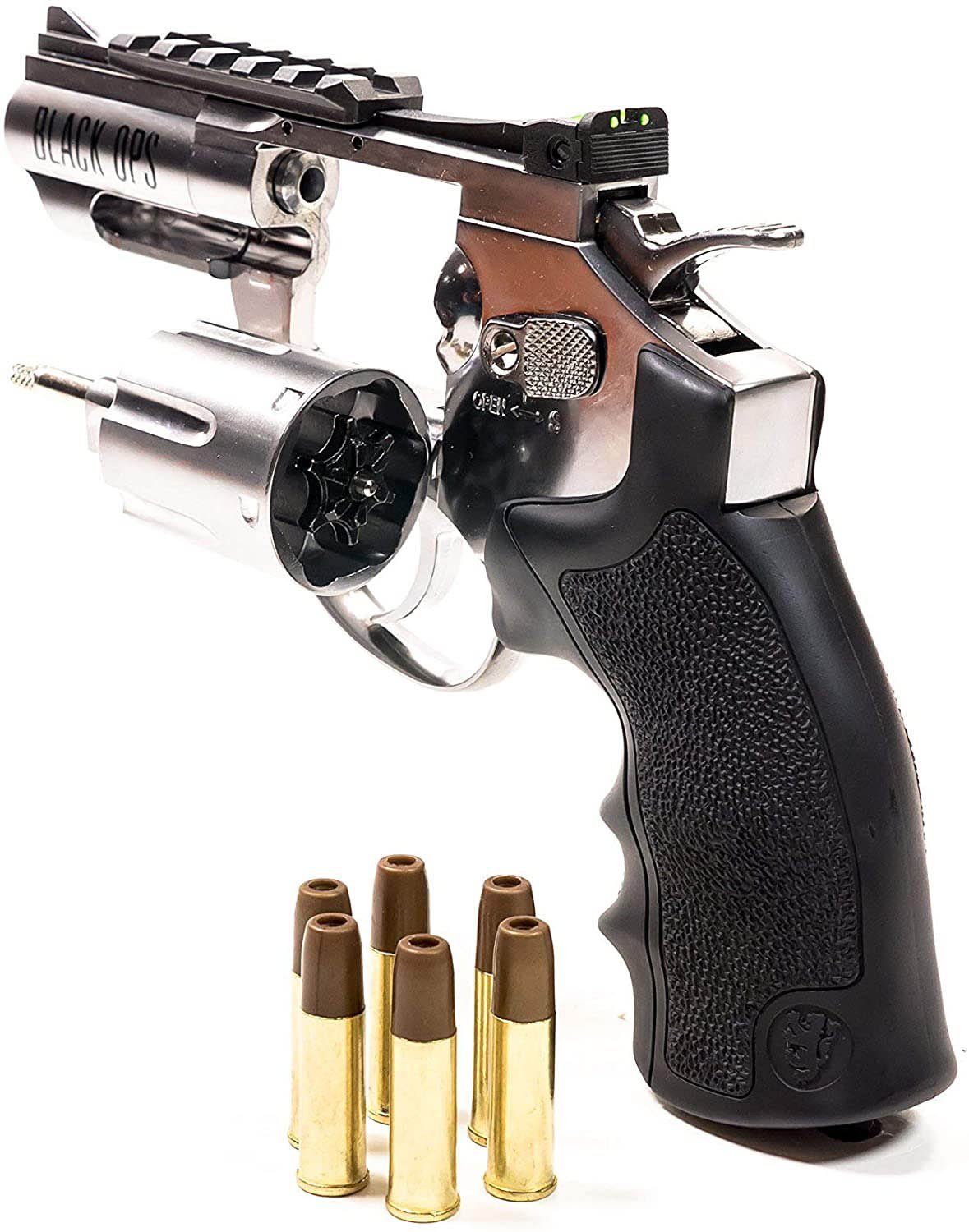 Barra Airguns Black Ops 357 2.5 in Nickel BB Revolver - view number 4