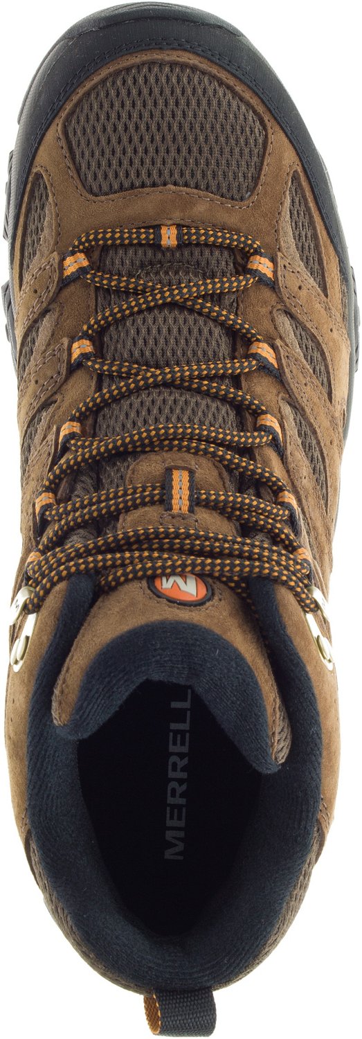 Merrell Mens Moab 3 Mid Hiking Boots Free Shipping At Academy 1144