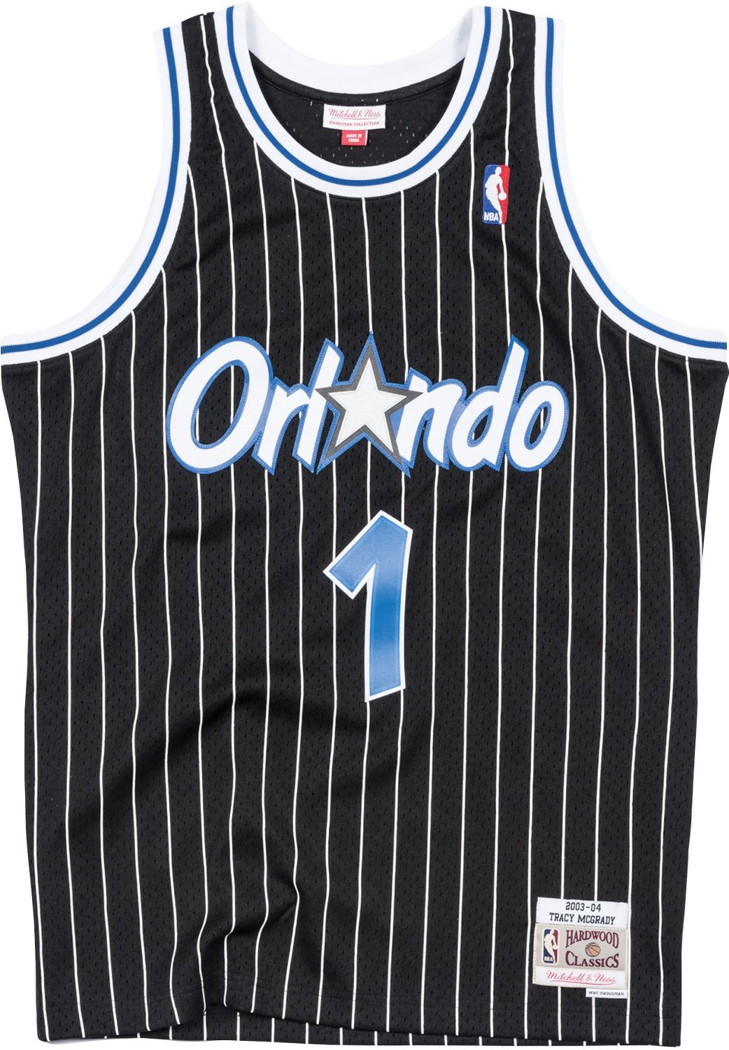Mitchell & Ness Adults' Orlando Magic Tracy McGrady #1 2003-04 Swingman Jersey - view number 2
