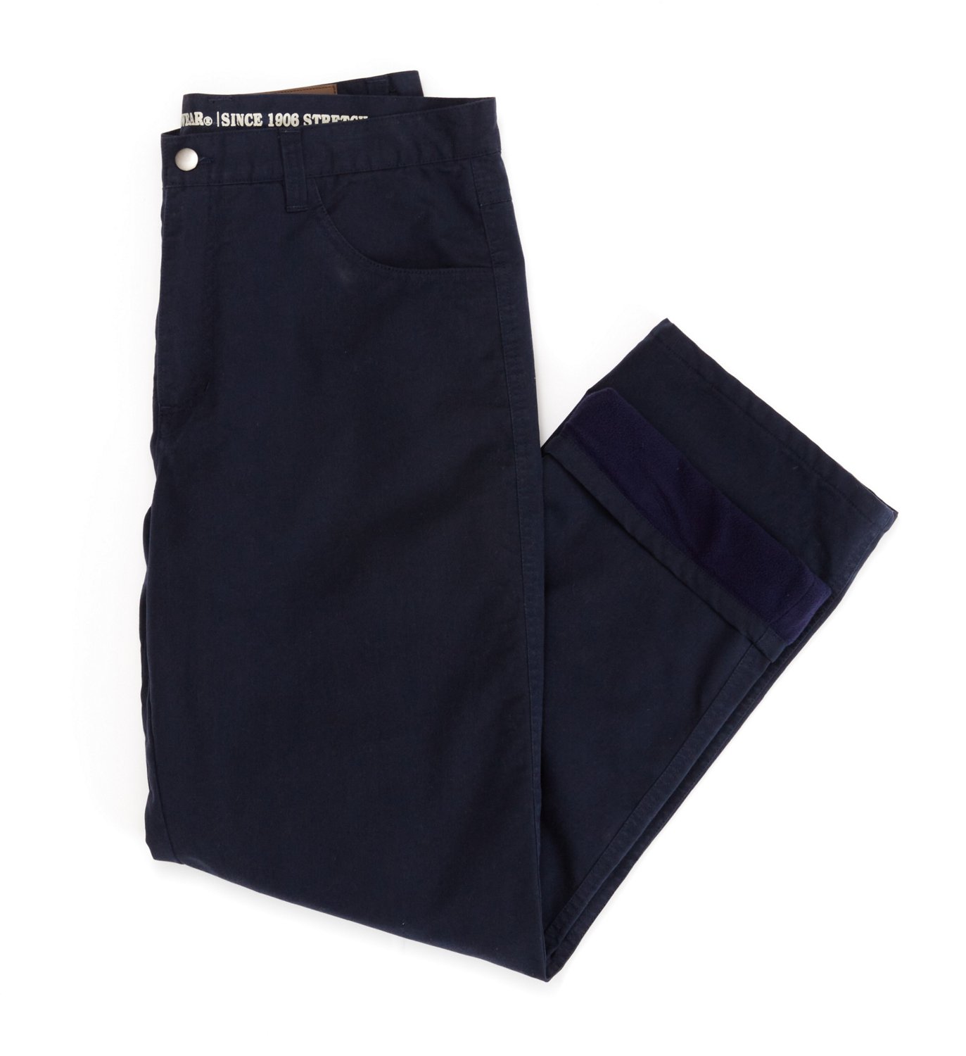 Smith's Workwear Men's Stretch Fleece-Lined Canvas 5-Pocket Pants                                                                - view number 4