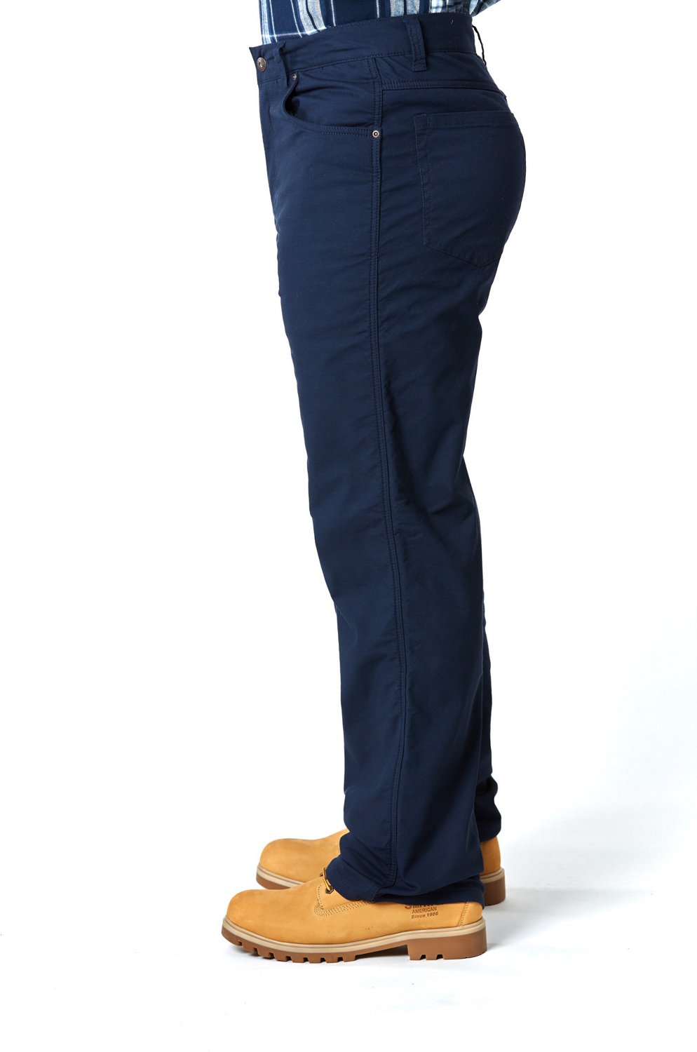 Smith's Workwear Men's Stretch Fleece-Lined Canvas 5-Pocket Pants                                                                - view number 3