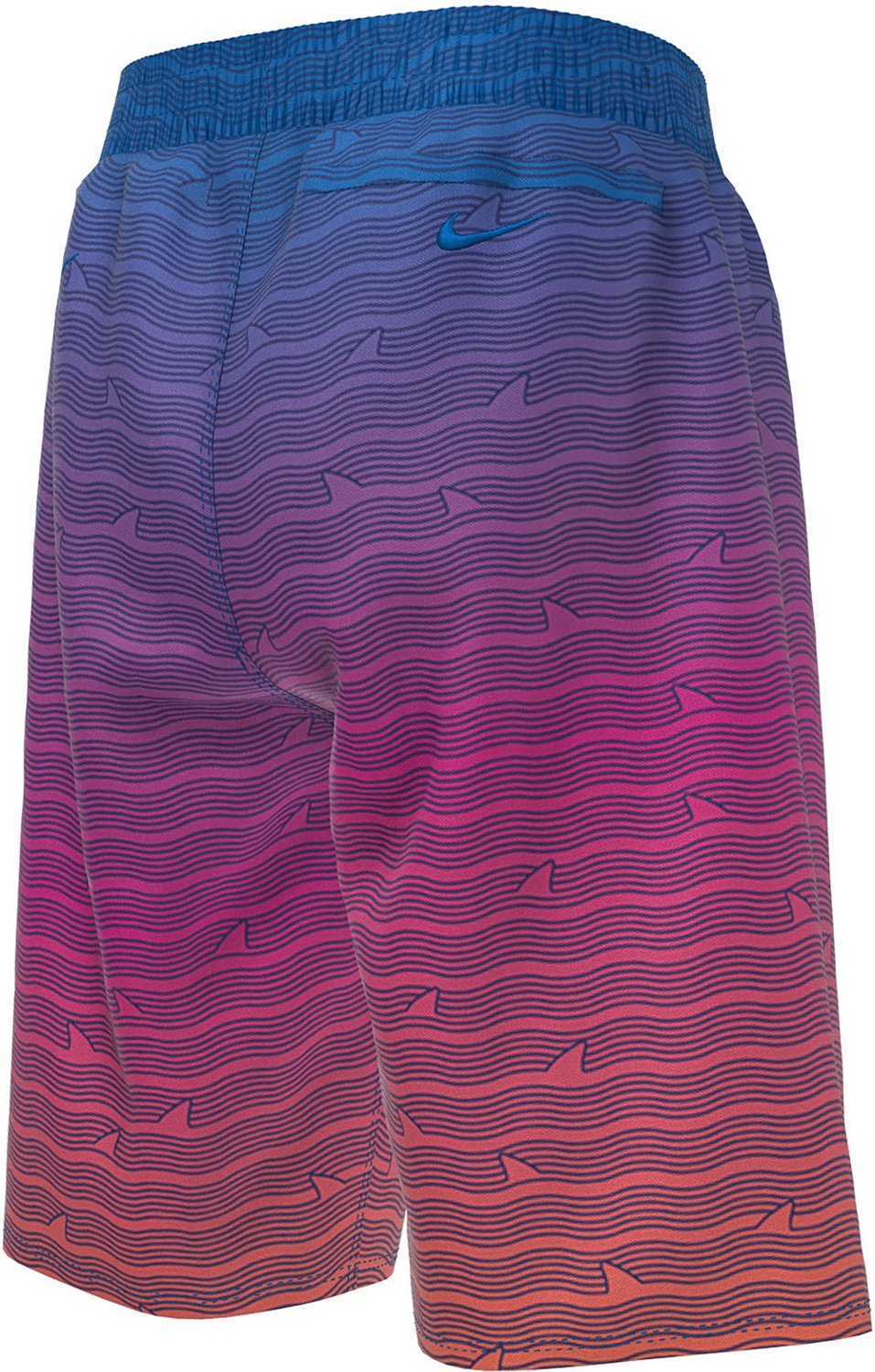 Nike Boys' Shark Stripe Breaker Volley Swim Shorts 8 in - view number 3