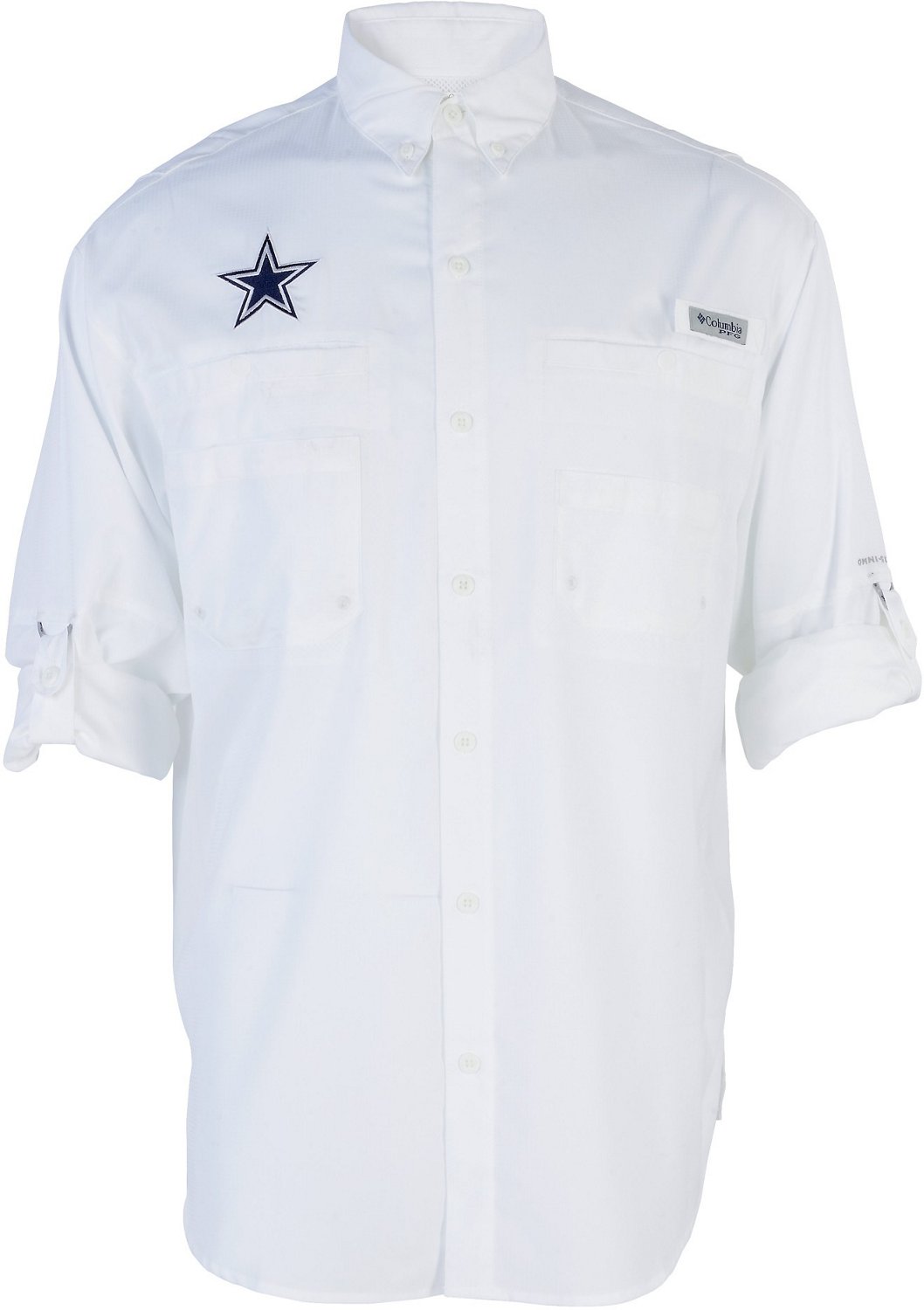 Dallas Cowboys Columbia Big & Tall Tamiami Woven Button-Down Shirt