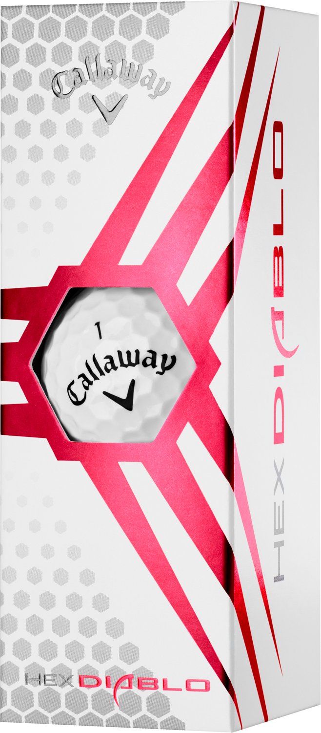 Callaway Hex Diablo 16 Golf Balls 12Pack Academy