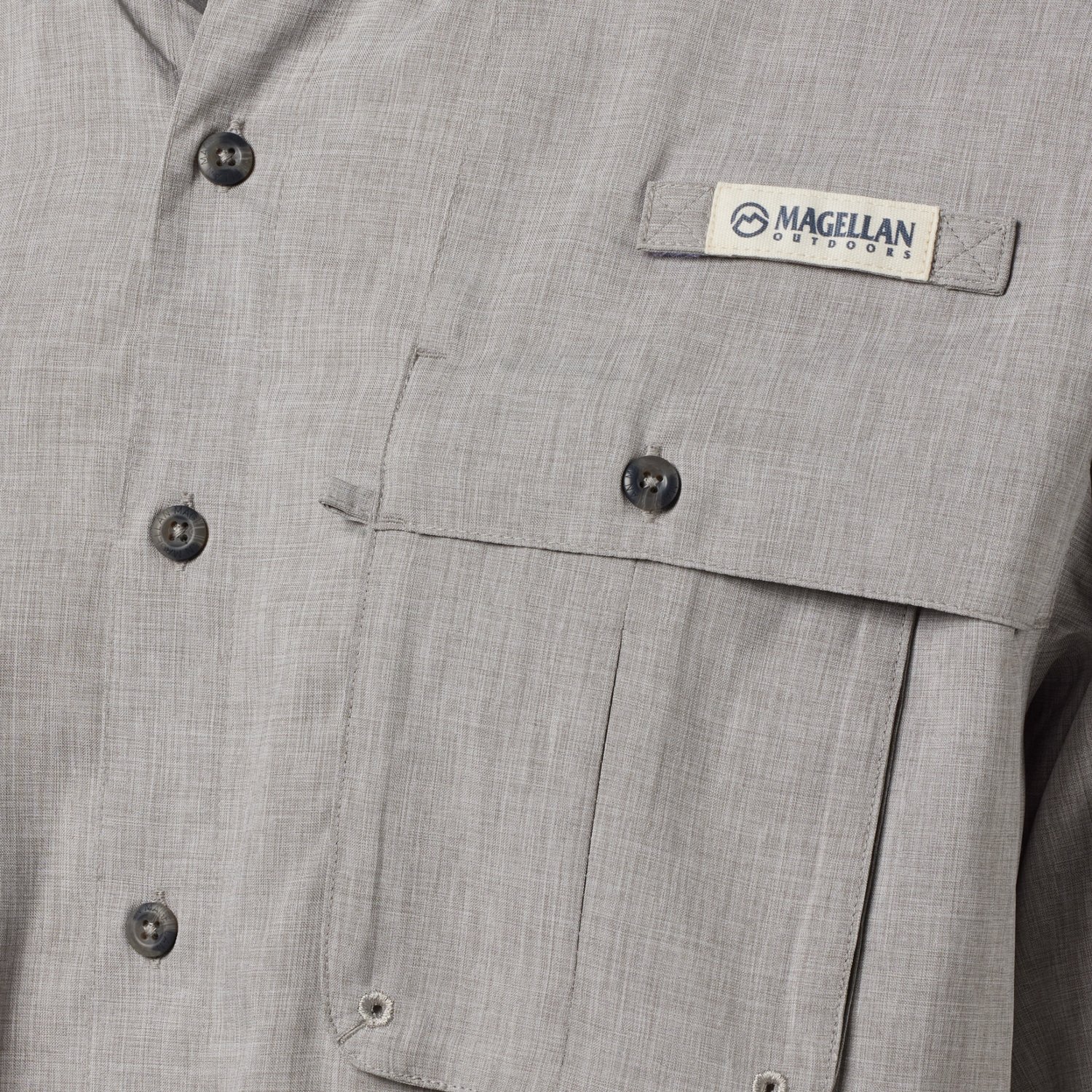 Magellan Outdoors Men's Aransas Pass Heather Short Sleeve Fishing Shirt - view number 5