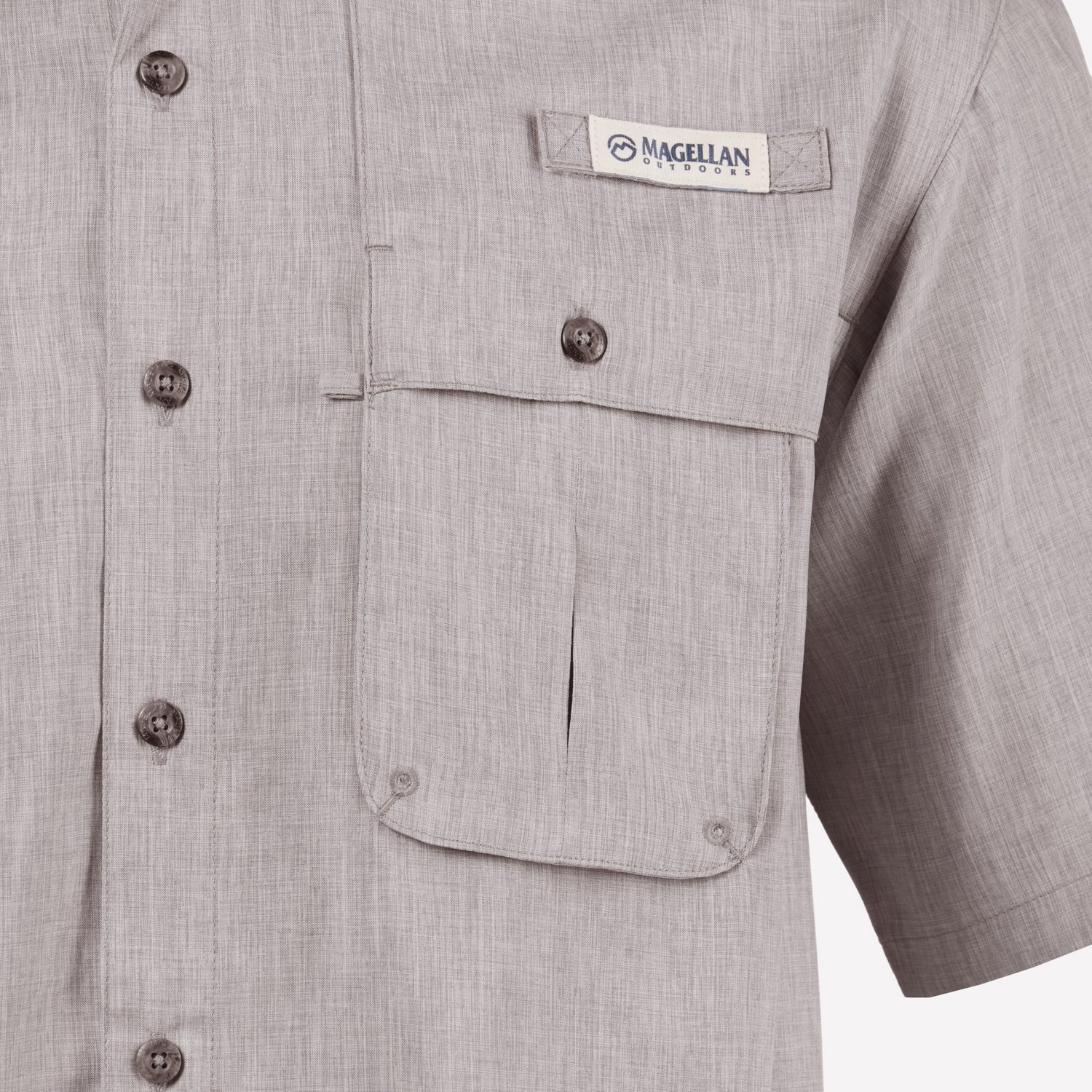 Magellan Outdoors Men's Aransas Pass Heather Short Sleeve Fishing Shirt - view number 7