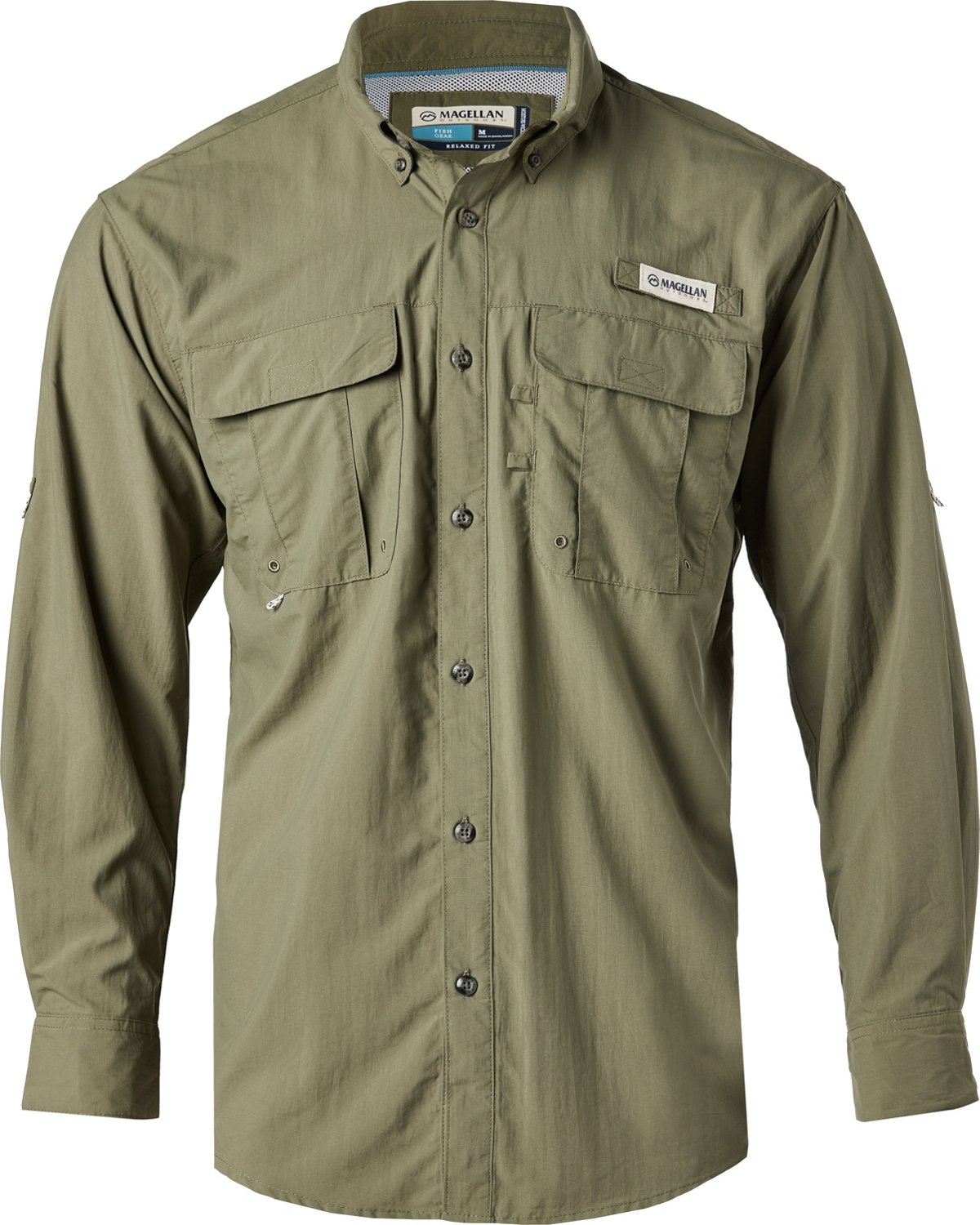 Magellan Outdoors Men's Laguna Madre Solid Long Sleeve Fishing Shirt –  BrickSeek