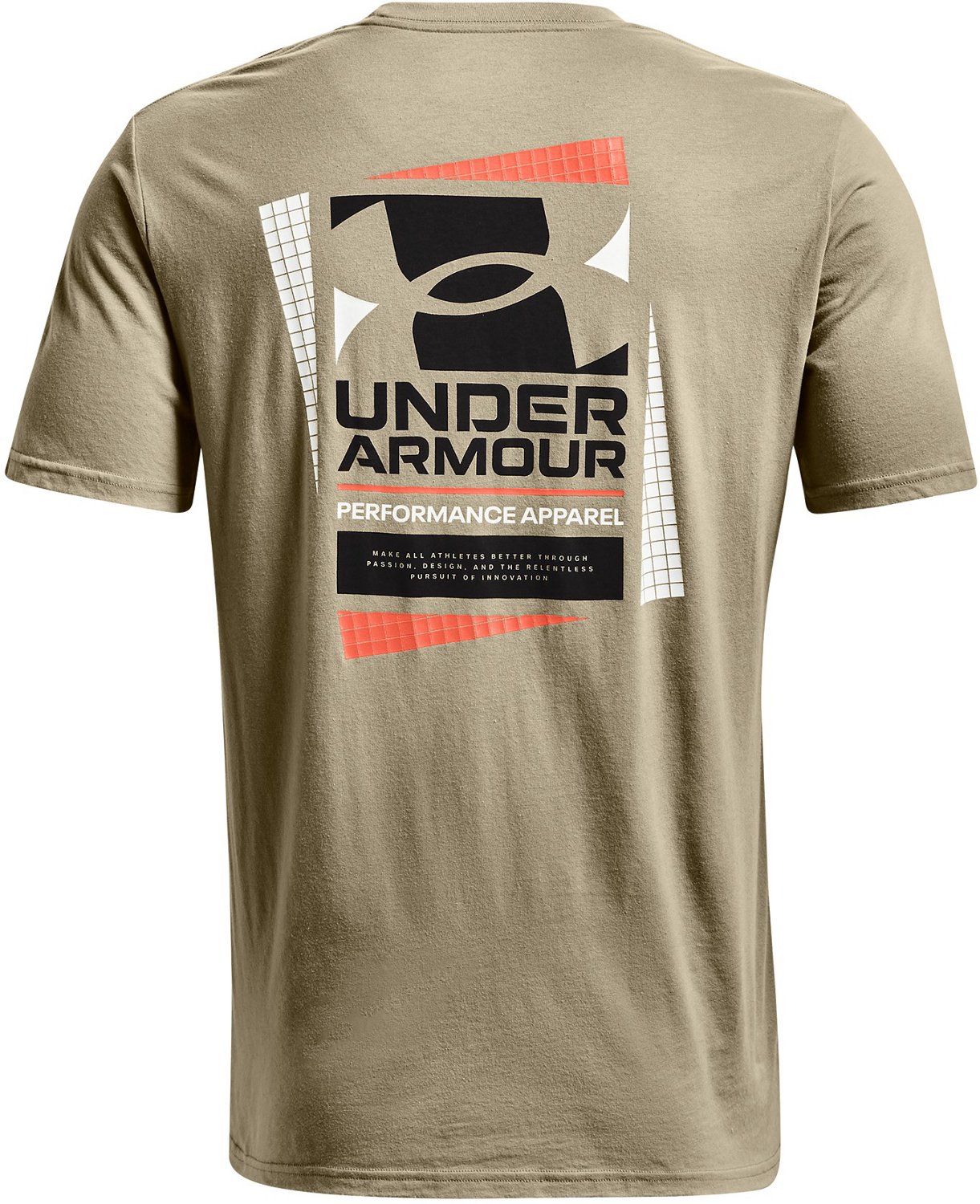 Under Armour Men's Multicolor Box Logo Short Sleeve T-shirt - view number 5
