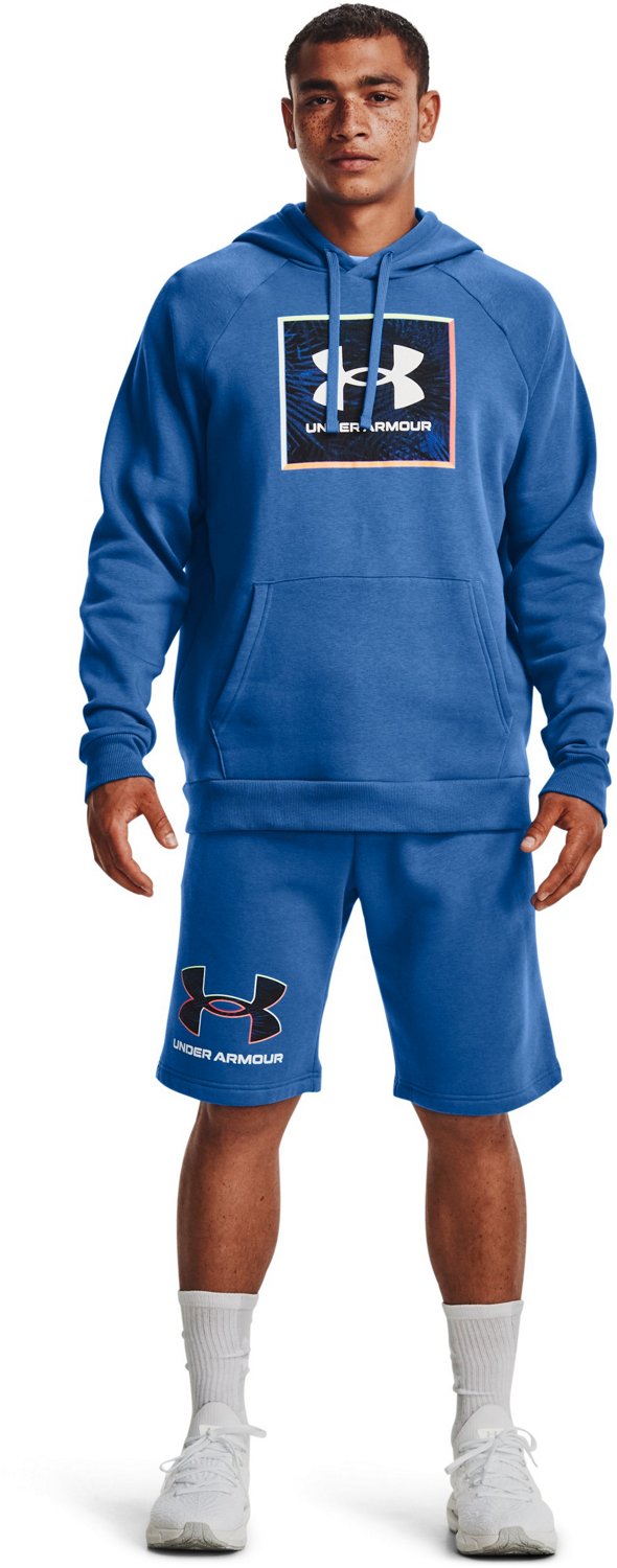 Under Armour Men's Rival Fleece Graphic Pullover Hoodie - view number 3
