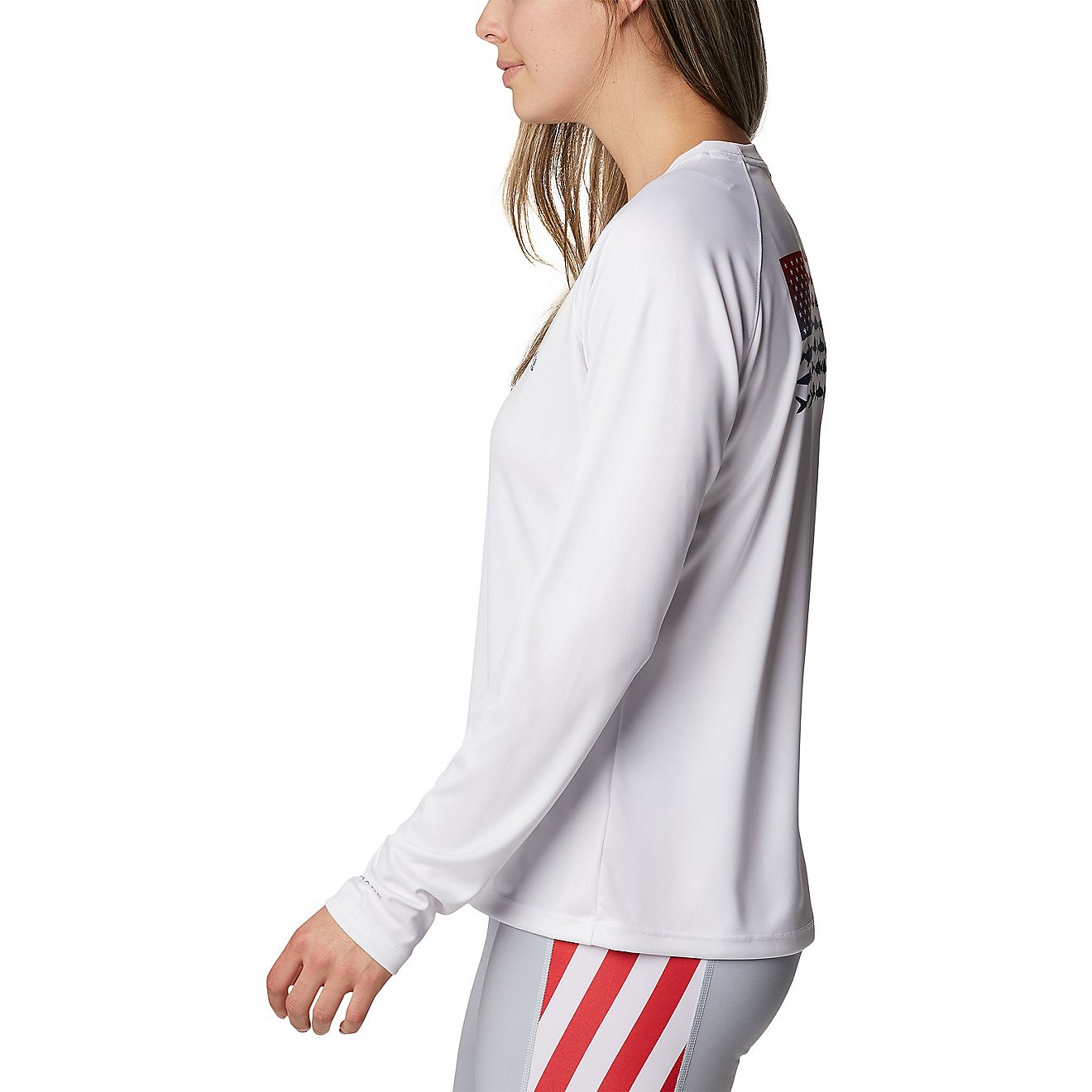 Columbia Sportswear Women's Tidal Tee PFG Fish Flag Long Sleeve T-shirt                                                          - view number 3