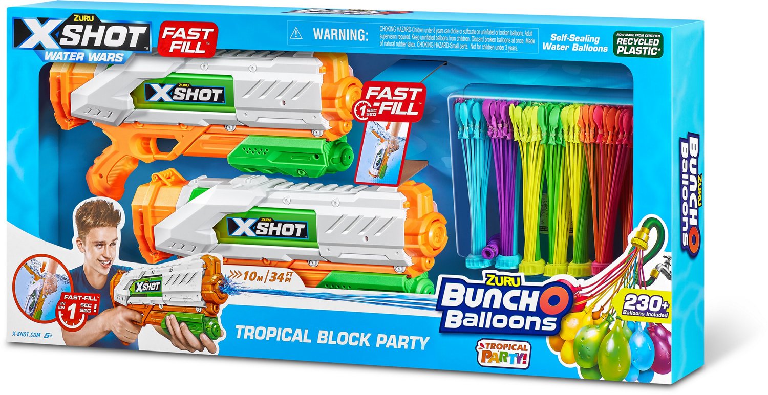 ZURU Fast Fill Block Party Neon Splash Bunch O Balloons 5-Pack                                                                   - view number 2