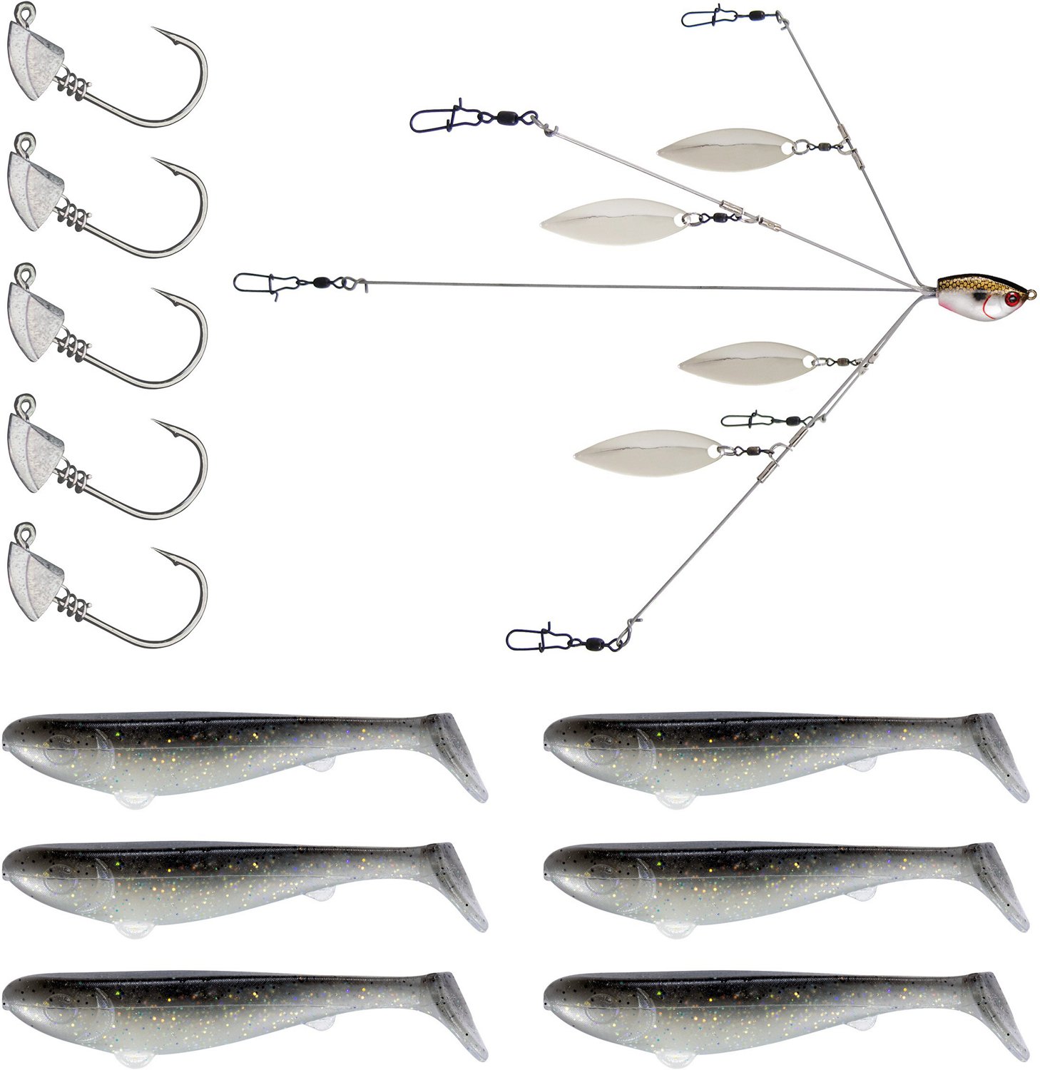 YUM Scottsboro Sight Minnow Swimbait Kit