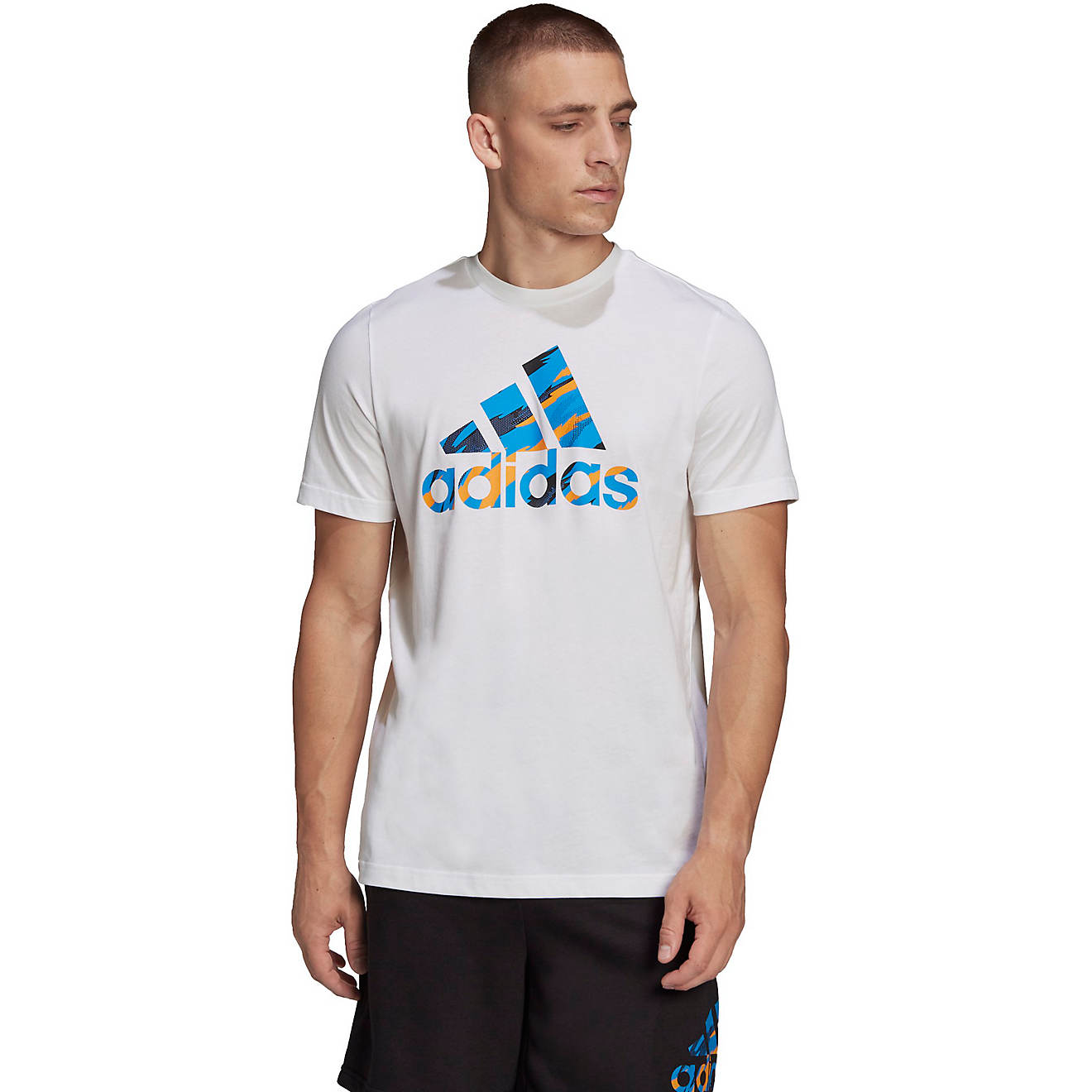 adidas Men's Camo Logo T-shirt | Academy