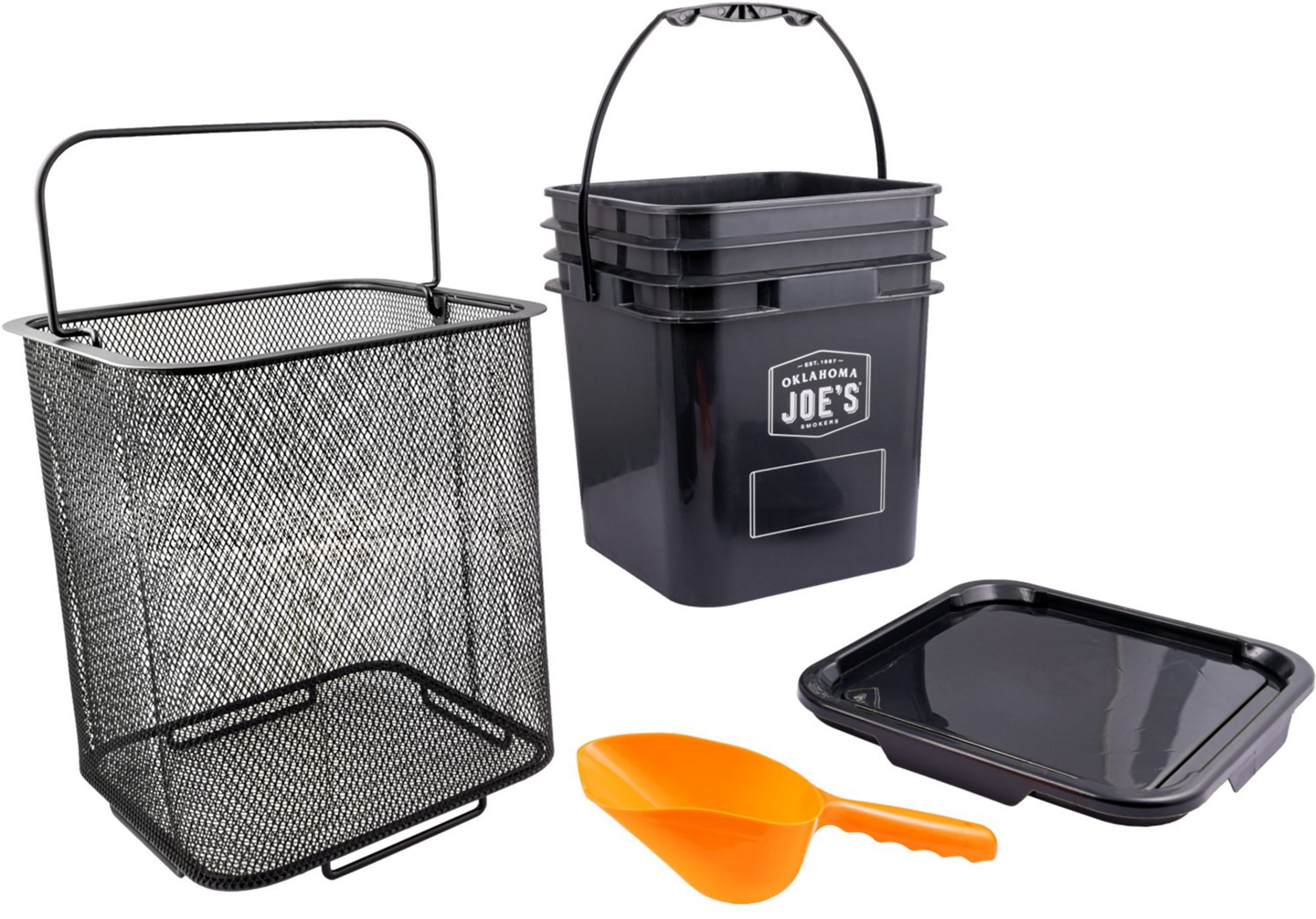 Oklahoma Joe's 3-Piece Pellet Bucket Kit                                                                                         - view number 1 selected