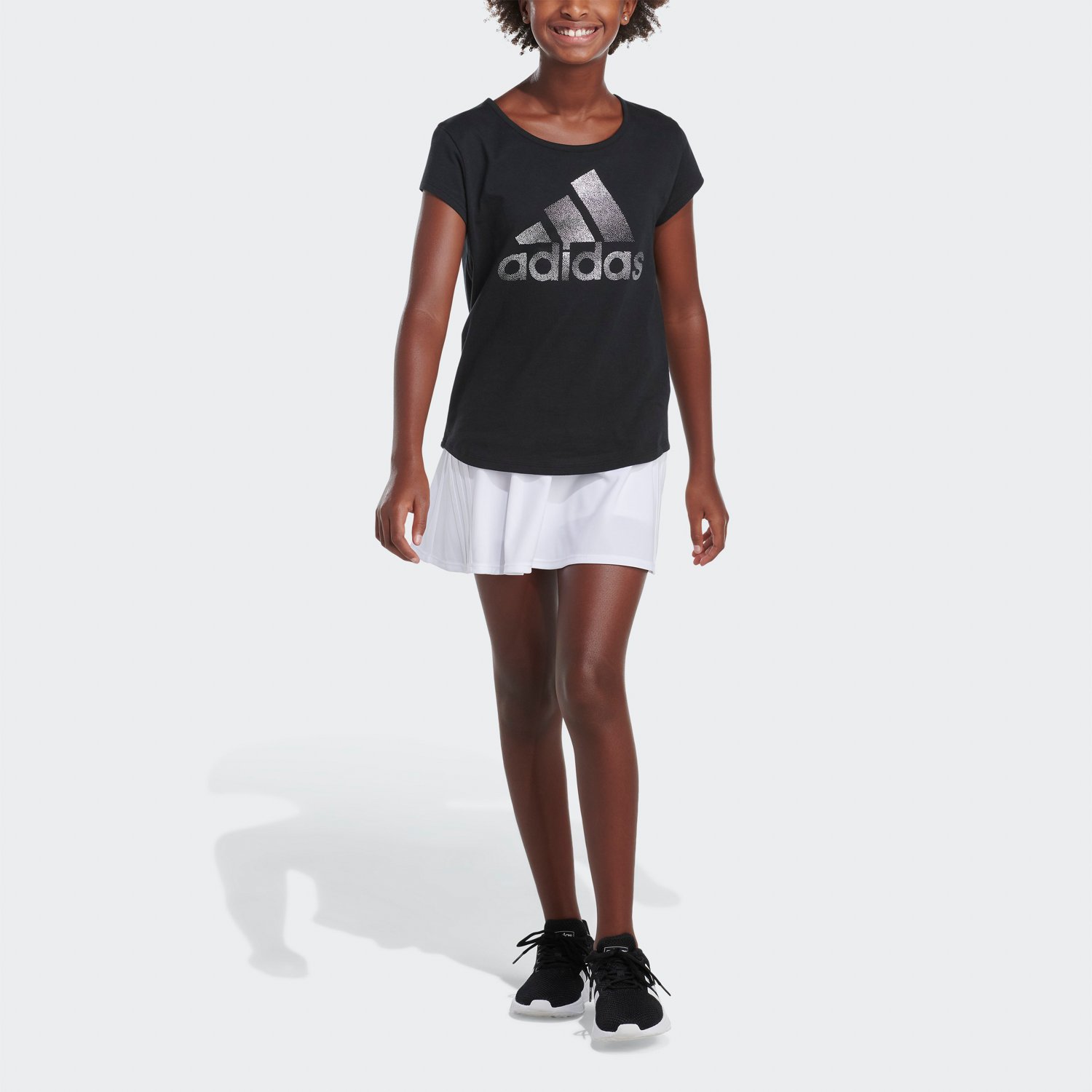 adidas Girls' 3 Stripe Skort