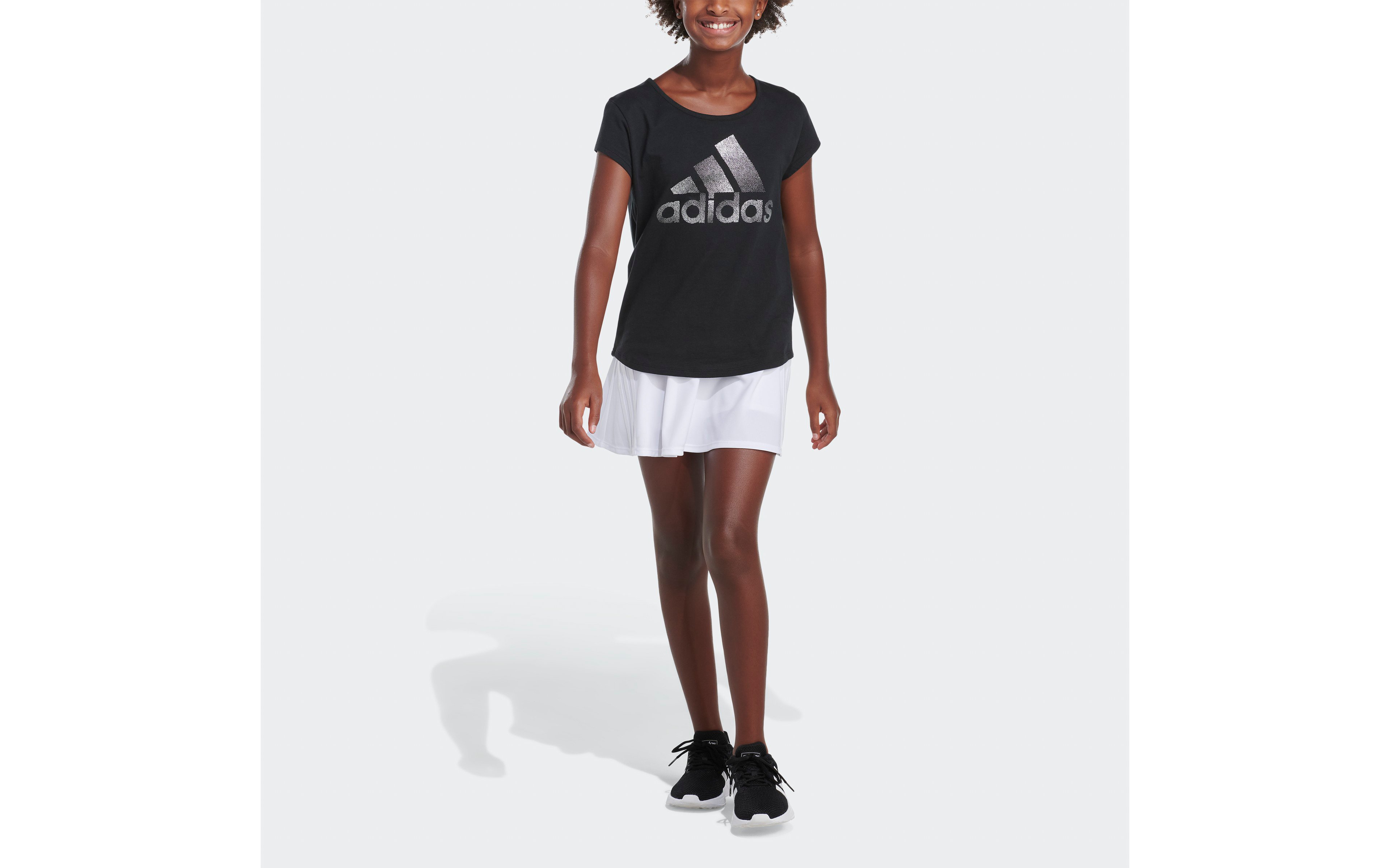 adidas Girls' 3 Stripe Skort