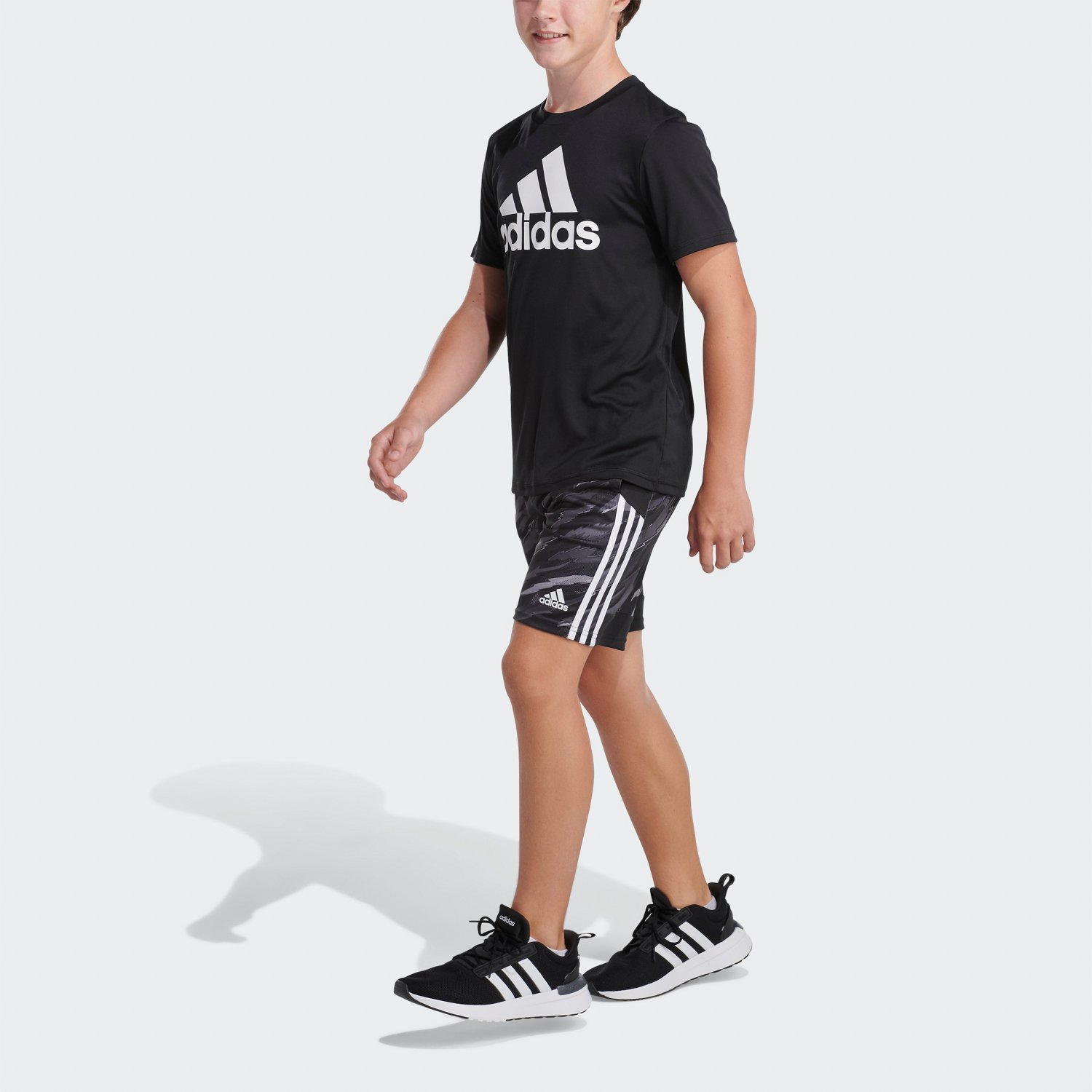 adidas Boys' Tiger Camo Print Shorts