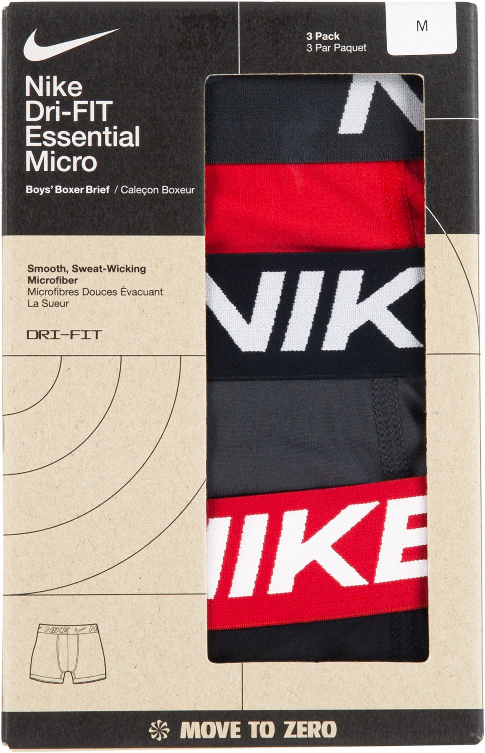 Nike Boys' Boxer Briefs 3-Pack - view number 3