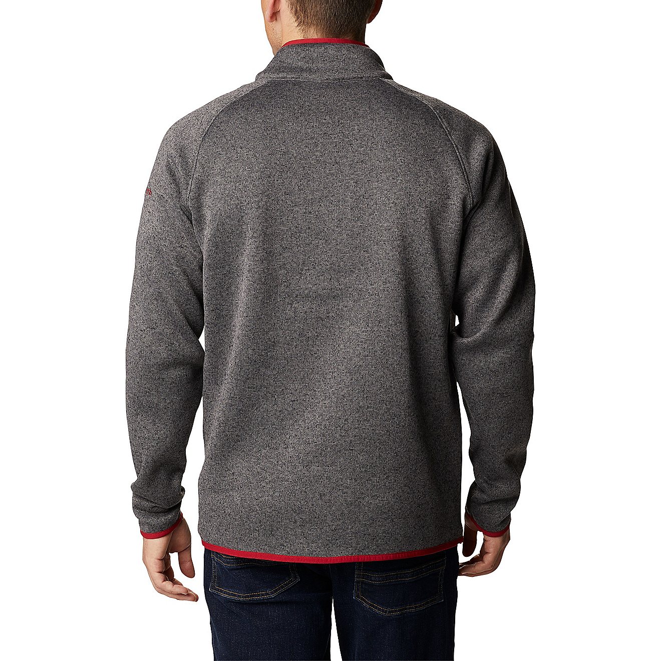 Columbia Sportswear Men’s University of Alabama Collegiate Canyon Point 1/2-Zip Fleece Sweater                                 - view number 3