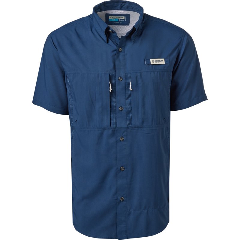 Magellan Outdoors Men's Falcon Lake Button Down Shirt Moonlit Ocean, 3X-Large - Men's Fishing Tops at Academy Sports