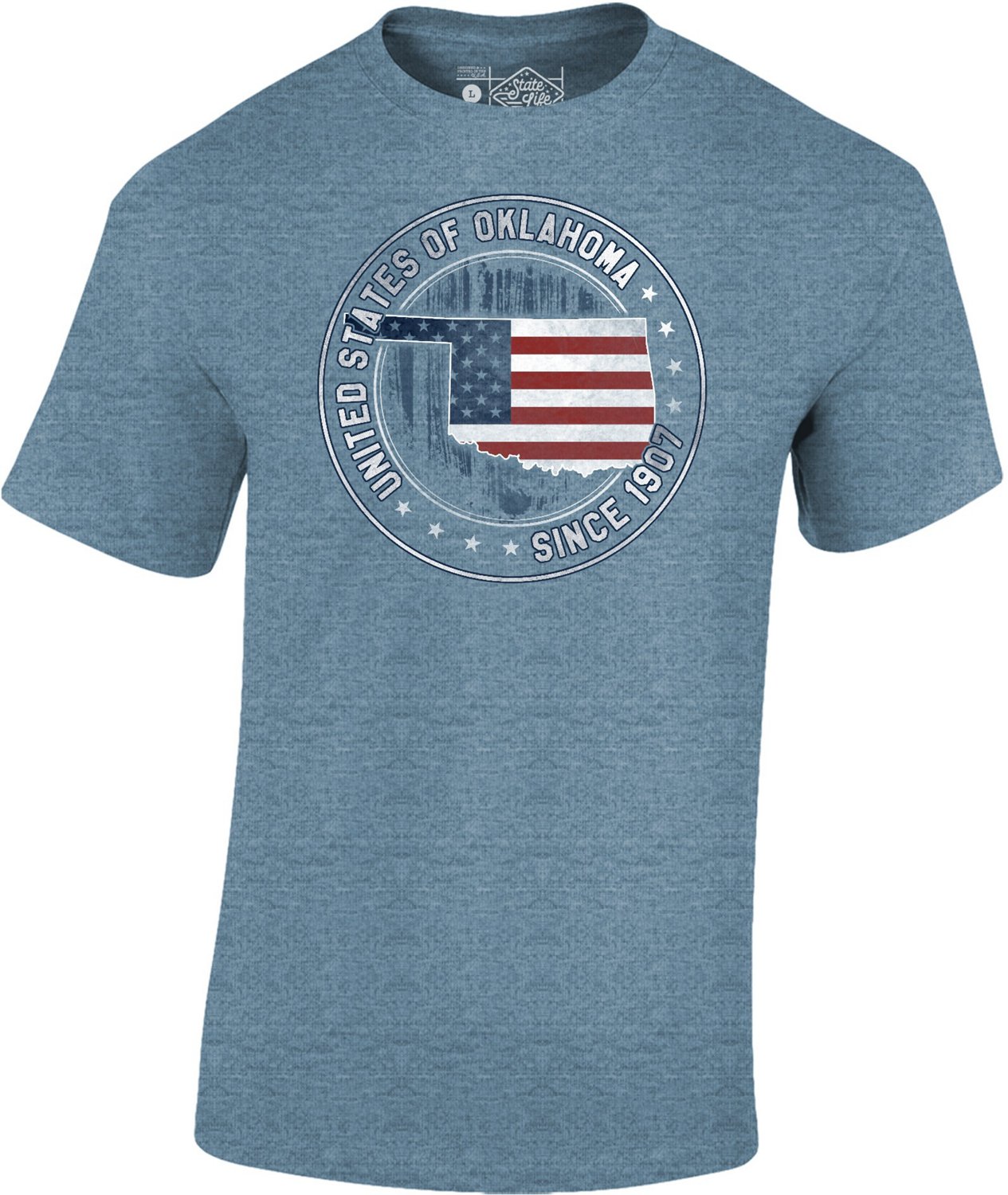 State Life Men's Oklahoma Patriotic Short Sleeve T-shirt | Academy