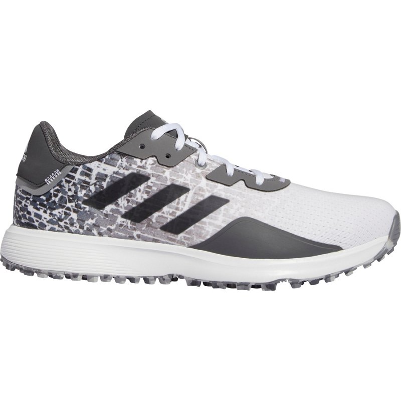 adidas Men's S2G SL Golf Shoes White/Gray, 8.5 - Mens Golf Shoes at Academy Sports product image