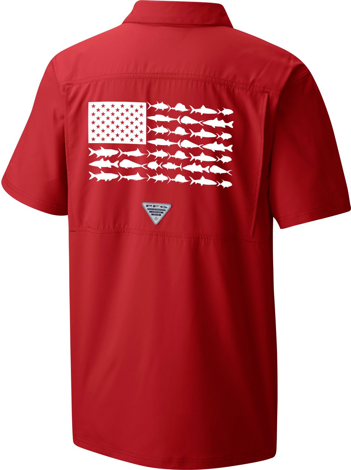 Columbia Sportswear Men's University of Houston Fish Flag Slack Tide Graphic T-shirt