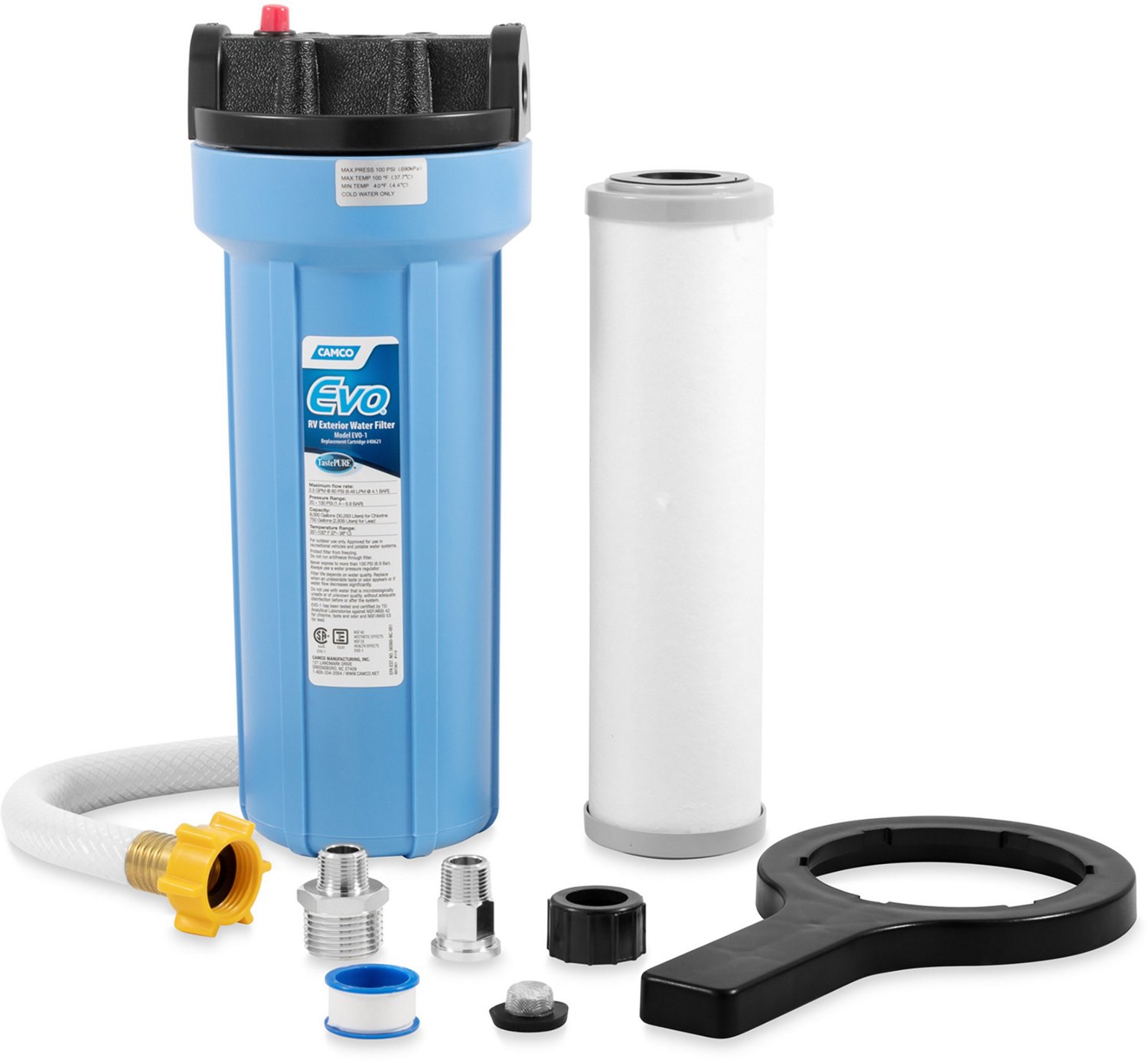 Camco 40631 EVO Water Filter Free Shipping at Academy