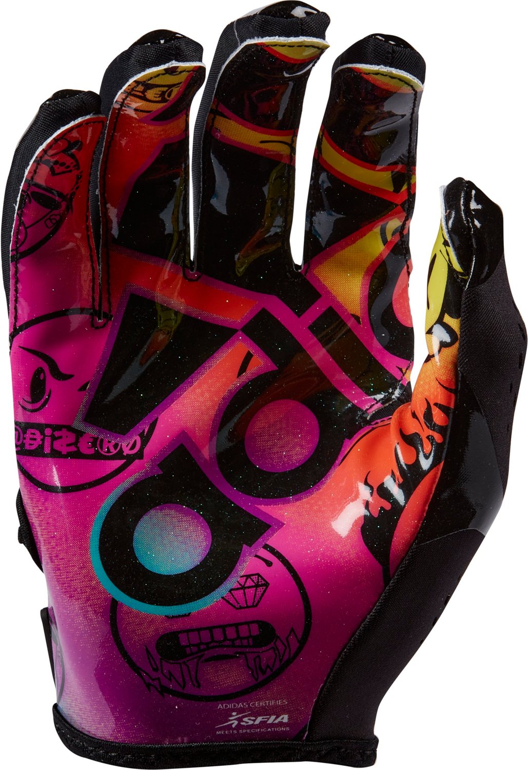 adidas Men's AdiZero Big Mood 12 Football Gloves - view number 2