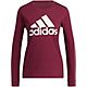 adidas Women's Basic Badge of Sport Long Sleeve T-shirt                                                                          - view number 4