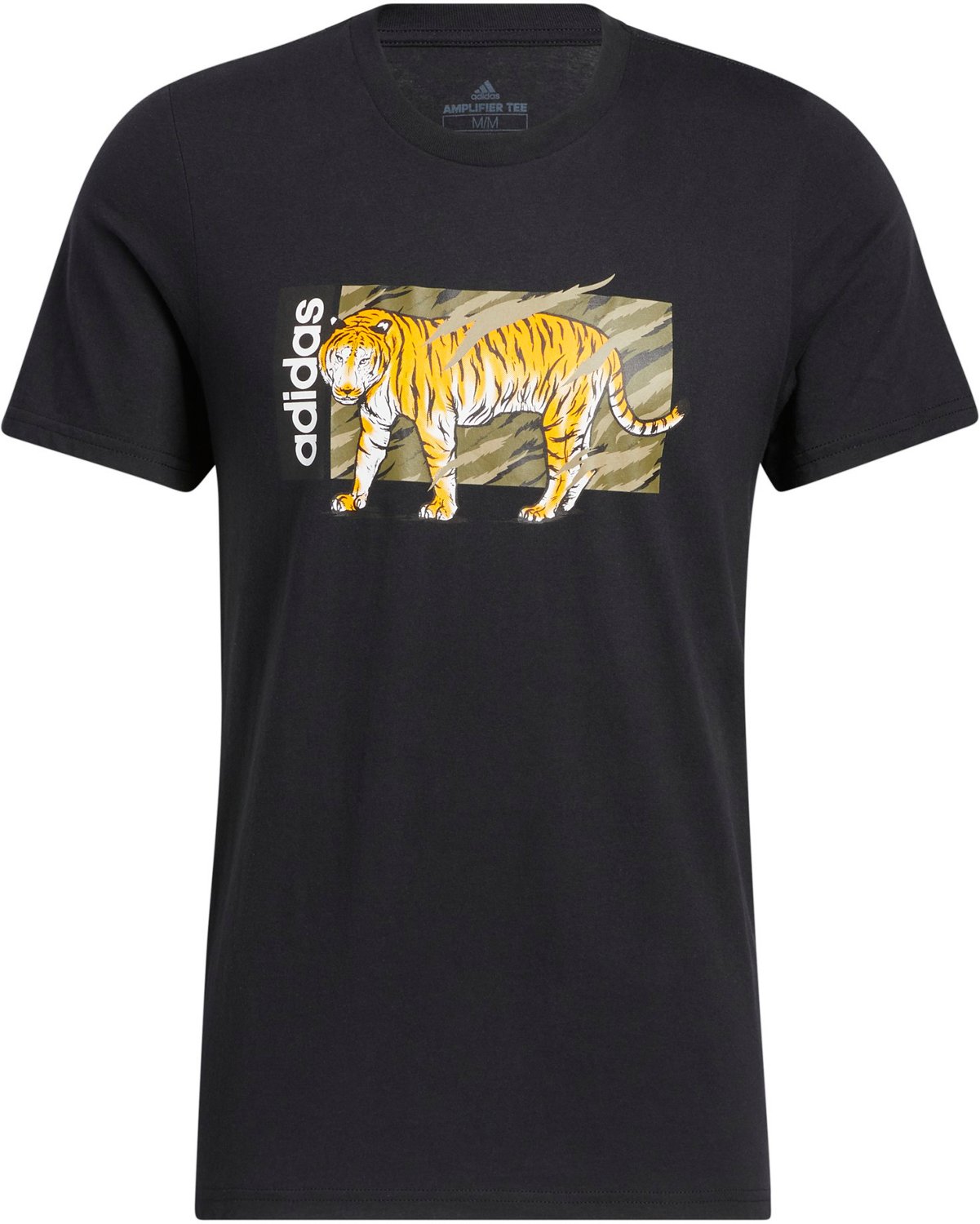 Adidas Tiger-Print Visual-Effect Shirt
