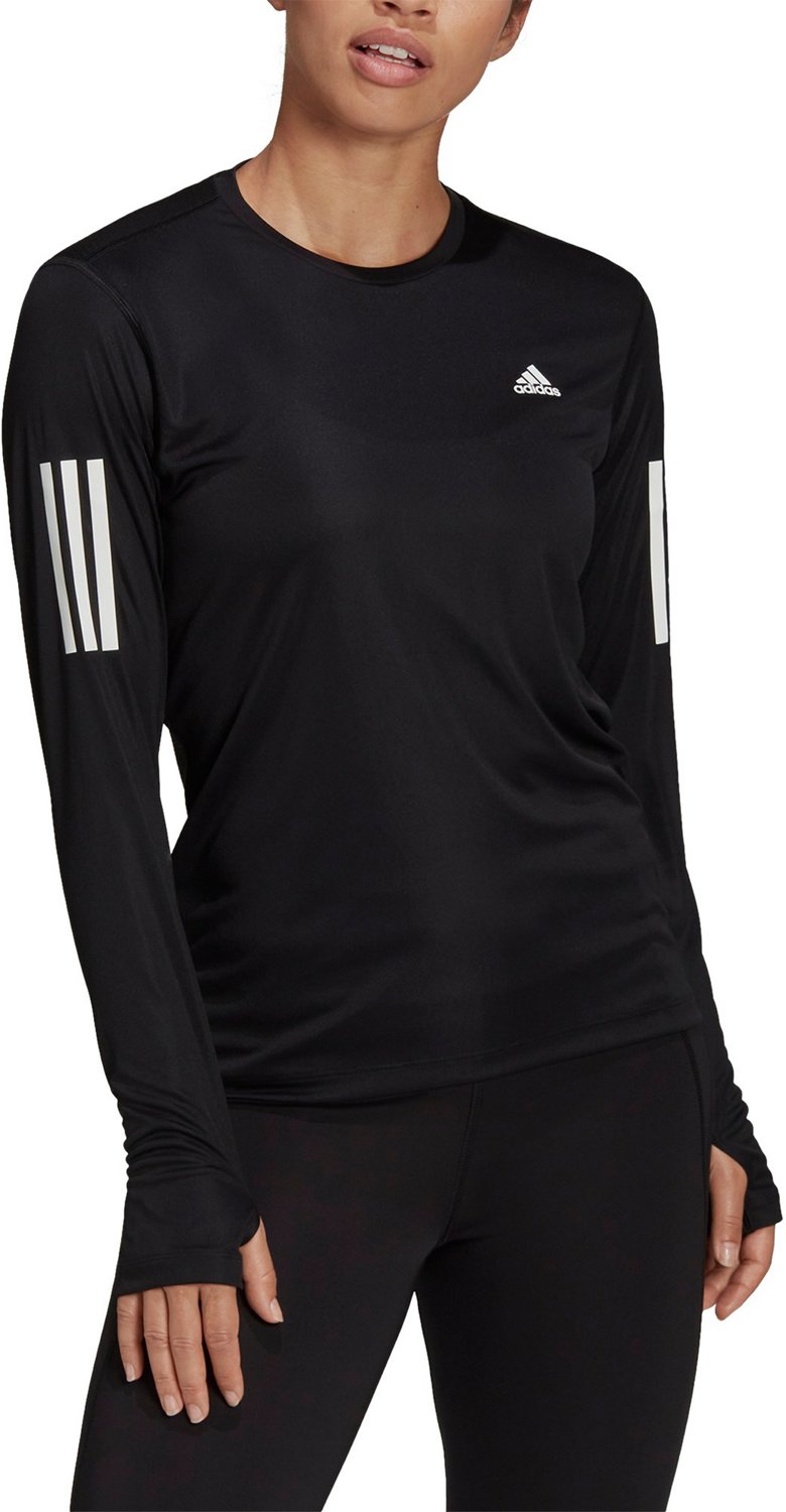 adidas Women's Own the Run Long Sleeve Graphic Tshirt Academy