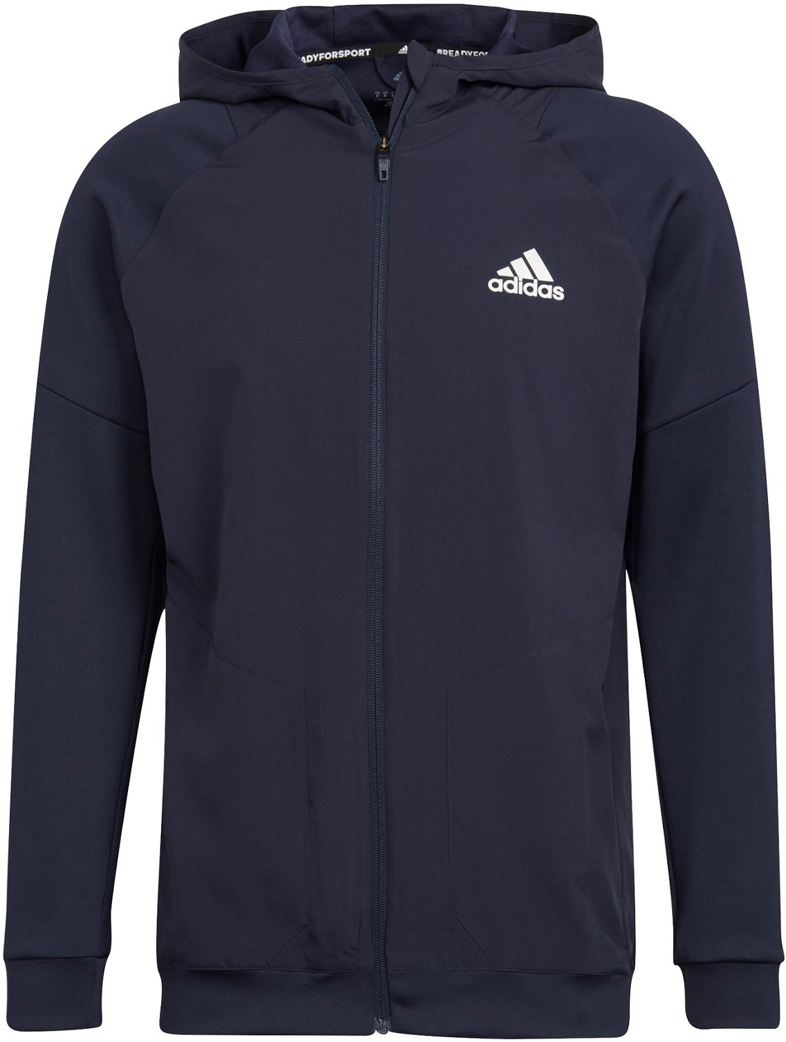 mens full zip training hoodie