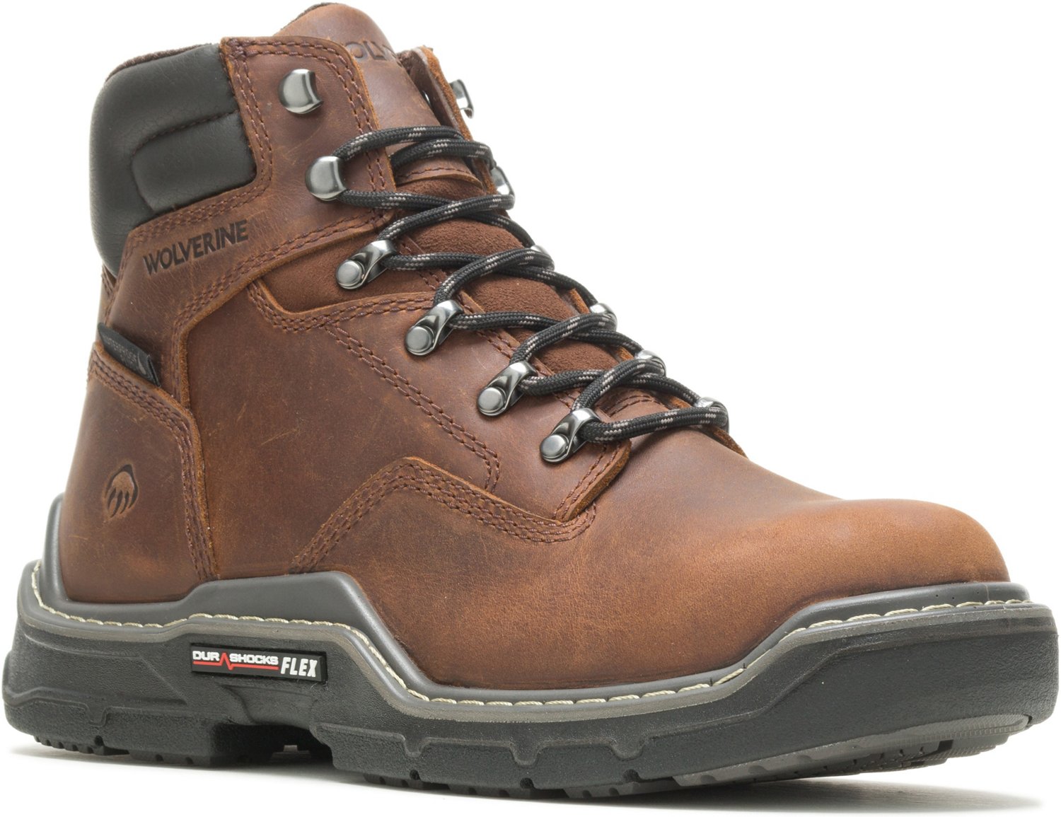 Wolverine Men's Raider Durashock Waterproof Lace Up Work Boots | Academy