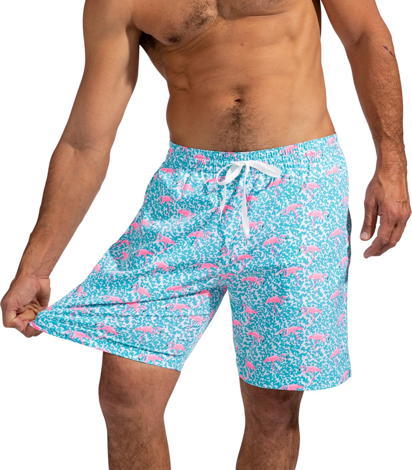 Chubbies Men's Domingos are Flamingos Stretch Swim Trunks 7 in | Academy