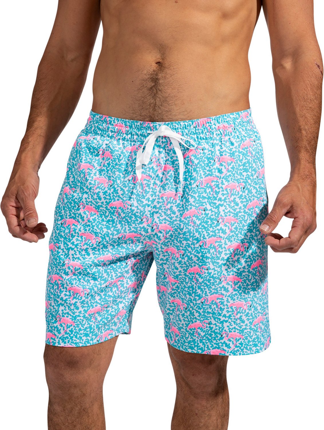 Chubbies Men's Domingos are Flamingos Stretch Swim Trunks 7 in | Academy