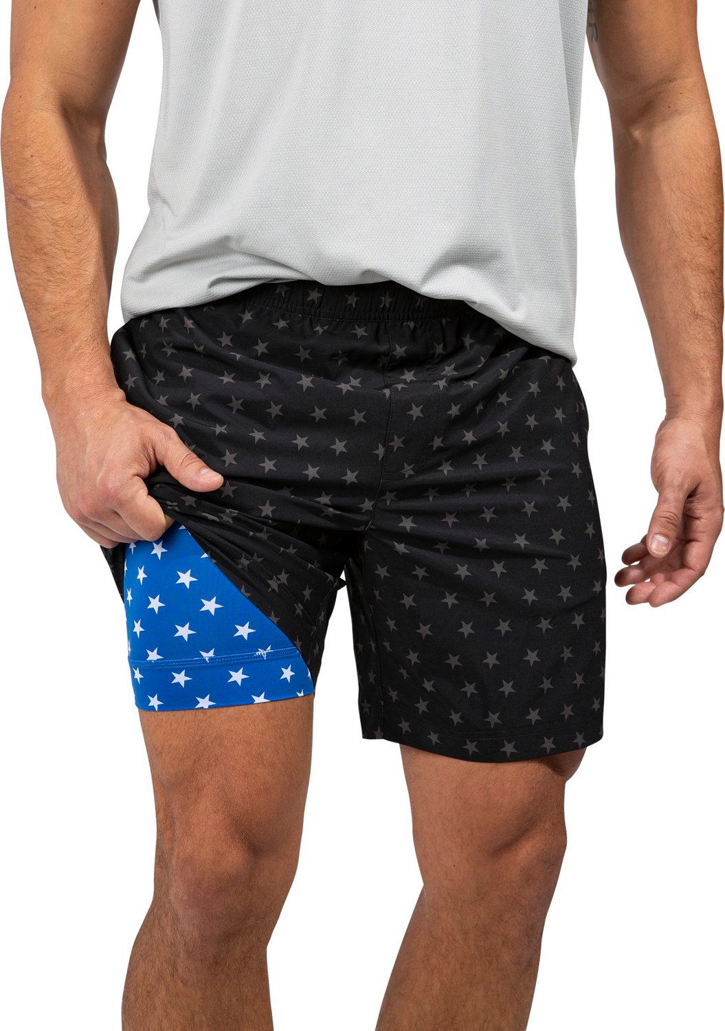 Chubbies Men's Danger Zones Compression Lined Sport Shorts 7 in | Academy