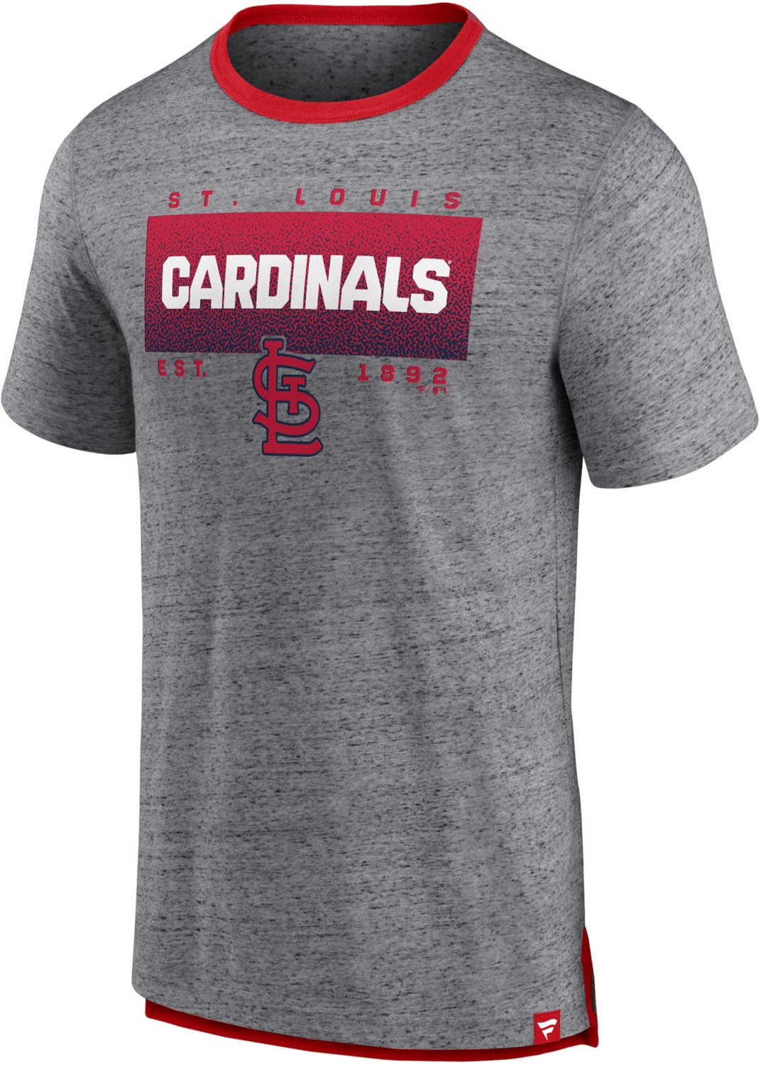 Fanatics Men's St. Louis Cardinals Iconic Speckled Ringer T-shirt - view number 2
