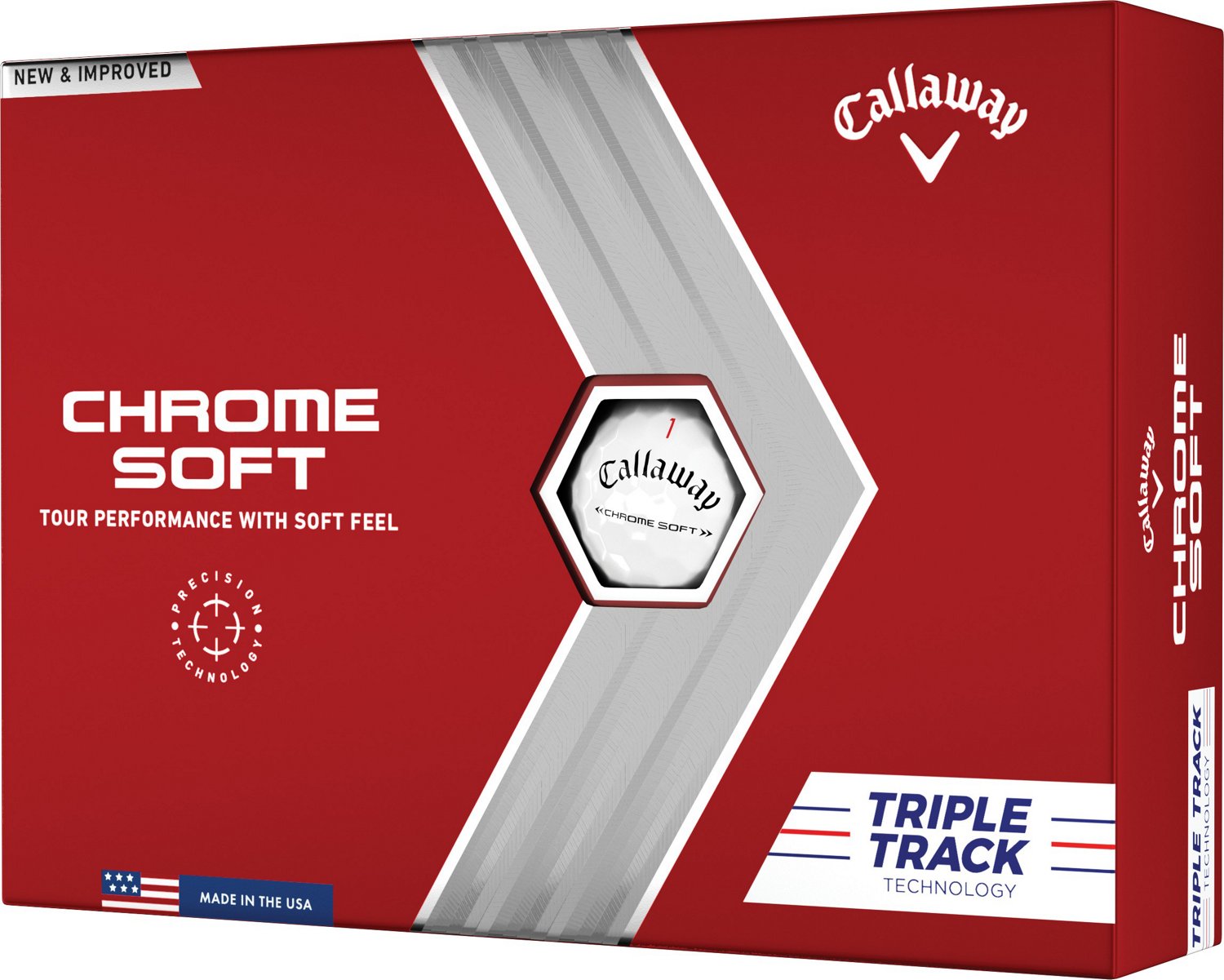 Callaway Chrome Soft TripleTrack 2022 Golf Balls 12-Pack Academy