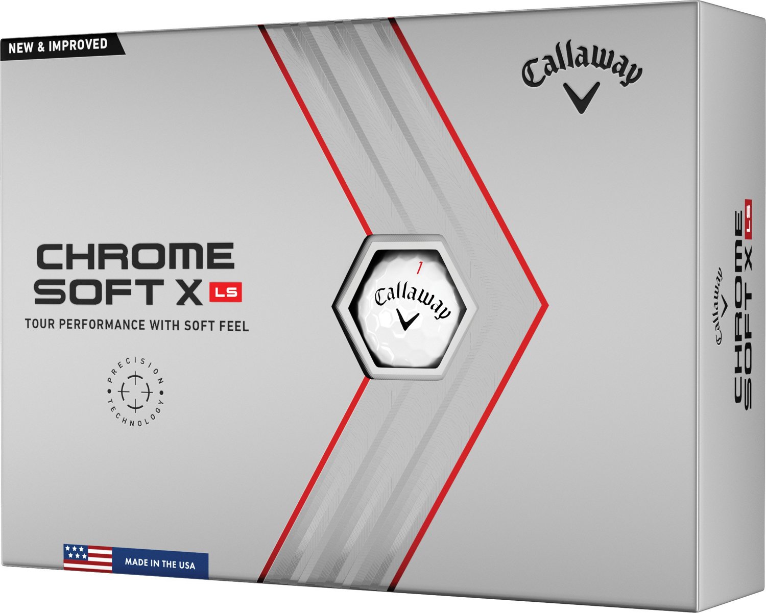 Callaway Chrome Soft X LS 2022 Golf Balls 12Pack Academy