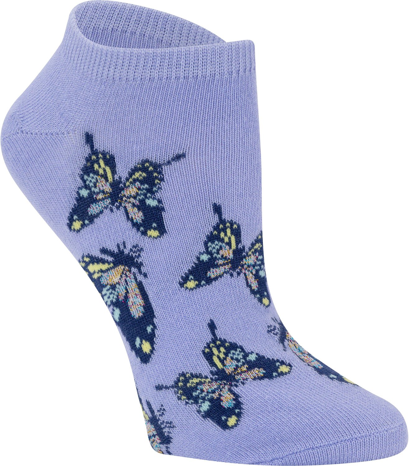 BCG Butterfly Unicorn No Show Socks 6 Pack - view number 2