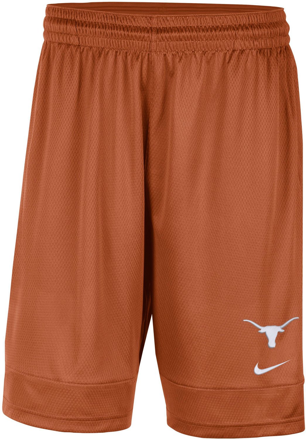 Nike Men's University of Texas Dri-FIT Fast Break Shorts 10 in
