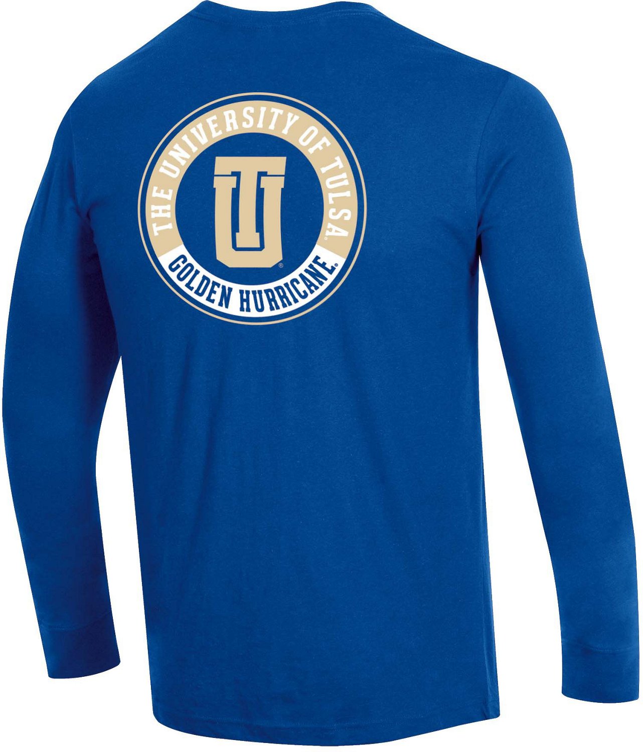 Champion Men's University of Tulsa Mascot Sleeve Hit Long Sleeve Tshirt Academy
