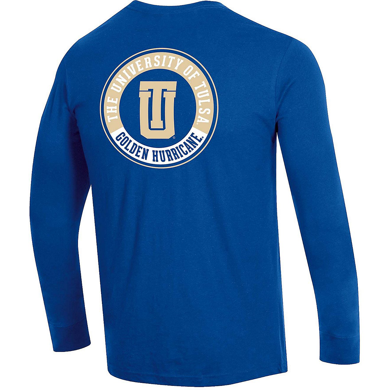Champion Men's University of Tulsa Mascot Sleeve Hit Long Sleeve T ...