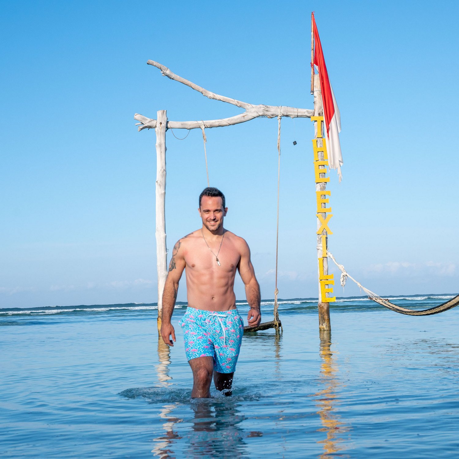 Chubbies Men's Domingos are Flamingos Stretch Swim Trunks 7 in - view number 8