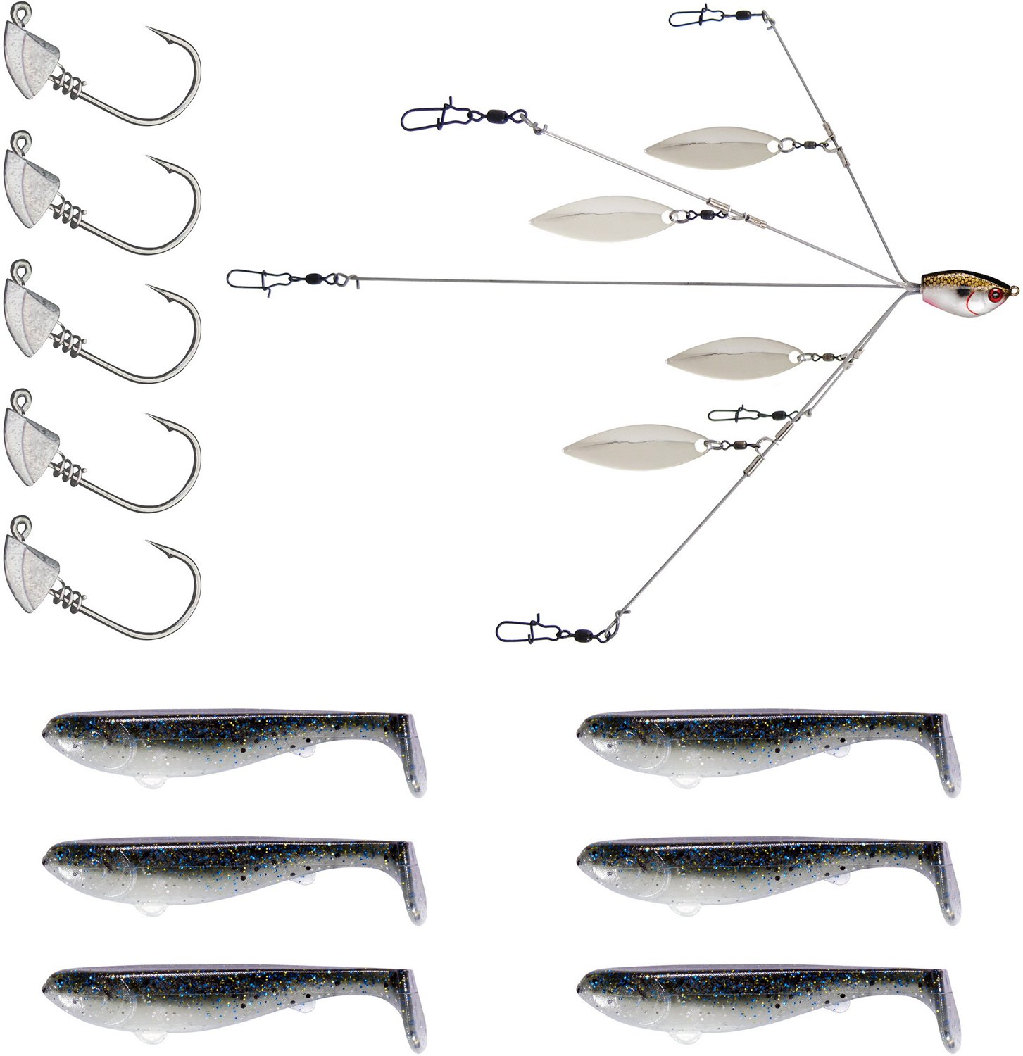 YUM Scottsboro Sight Minnow Swimbait Kit