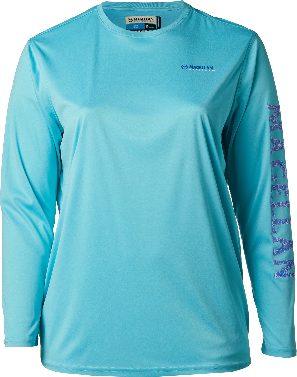Magellan Outdoors Women's Caddo Lake Logo Long Sleeve Plus Size Fishing T- shirt